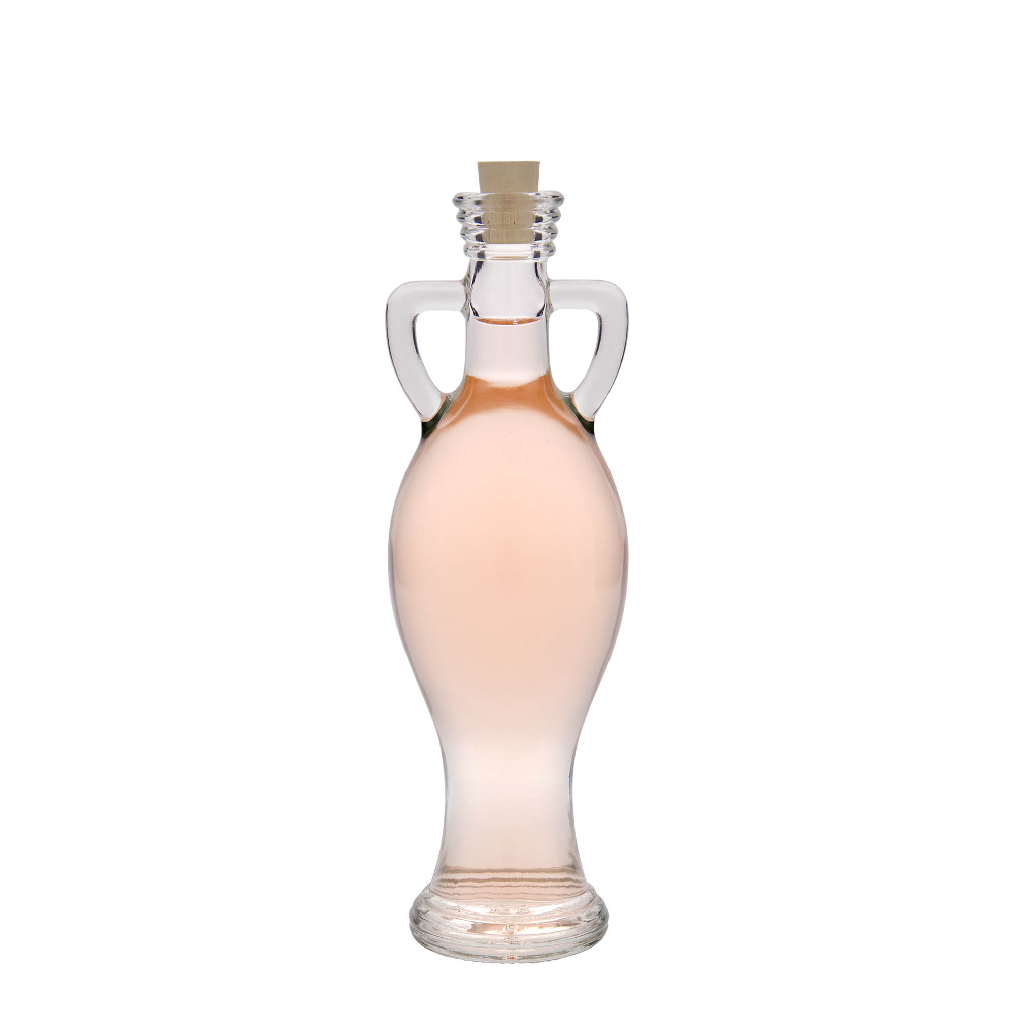 200 ml Glasflasche 'Amphore', Mündung: Kork