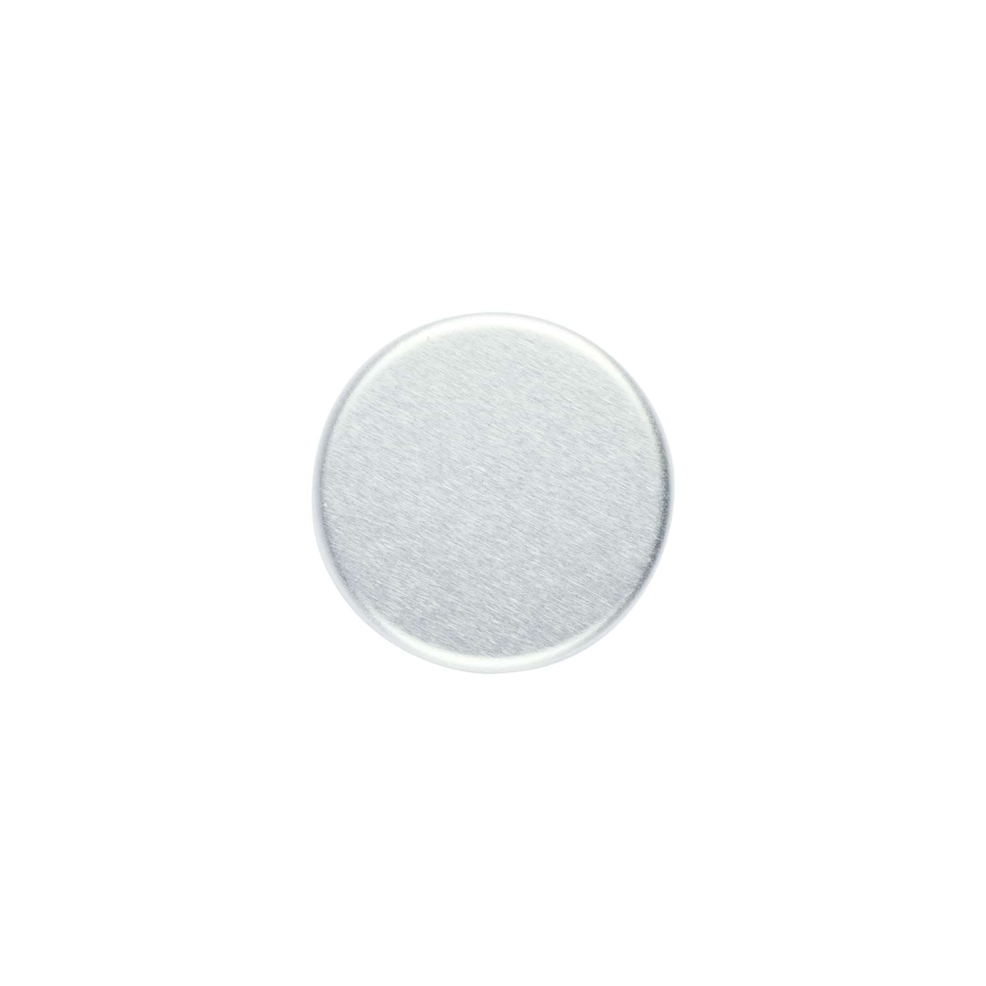 Schraubverschluss, Metall, silber, für Mündung: GPI 28/400 Schraubverschluss, Metall, silber, für Mündung: GPI 28/400