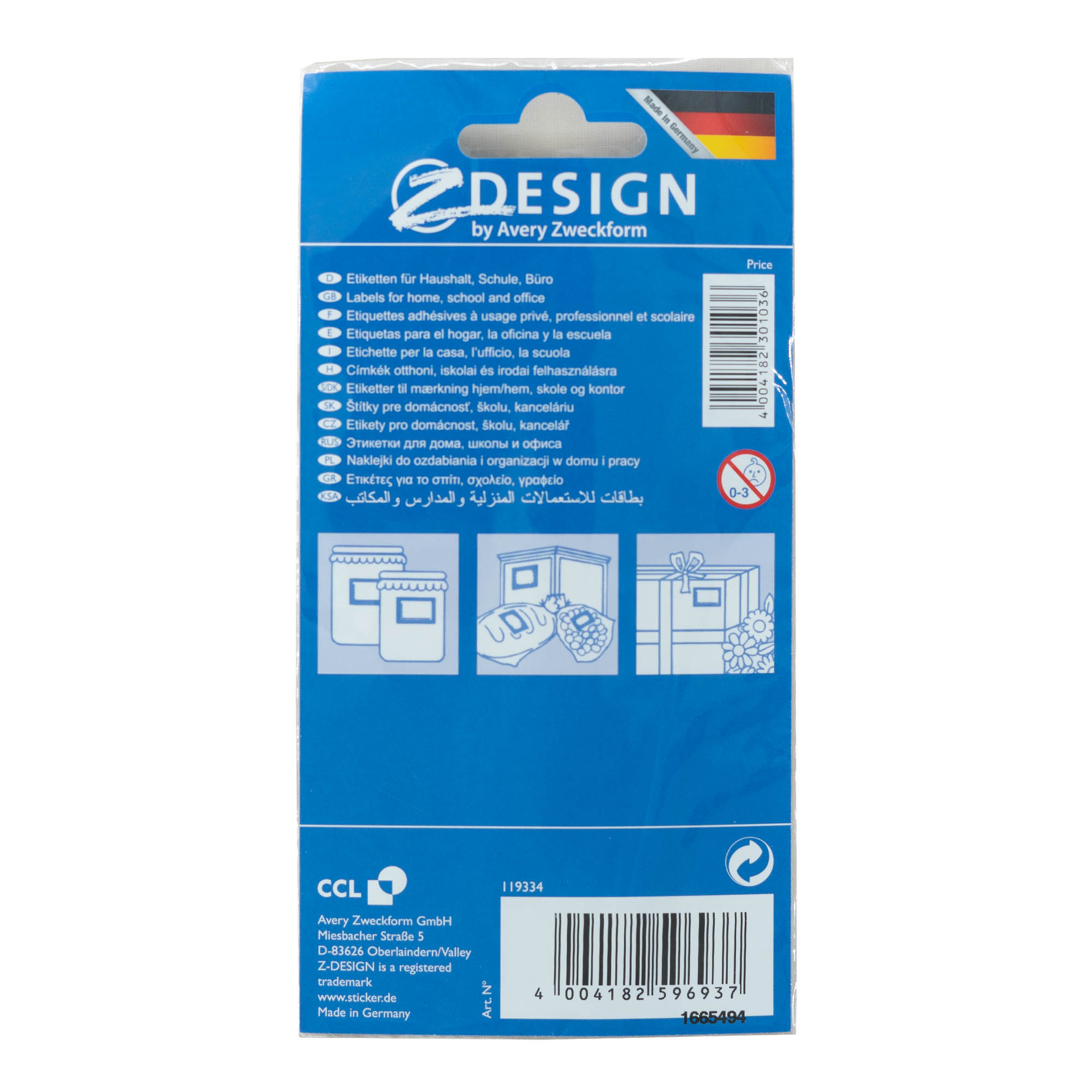 Zweckform Etiketten 'Frucht-Rahmen', rechteckig, Papier, mehrfarbig Zweckform Etiketten 'Frucht-Rahmen', rechteckig, Papier, mehrfarbig