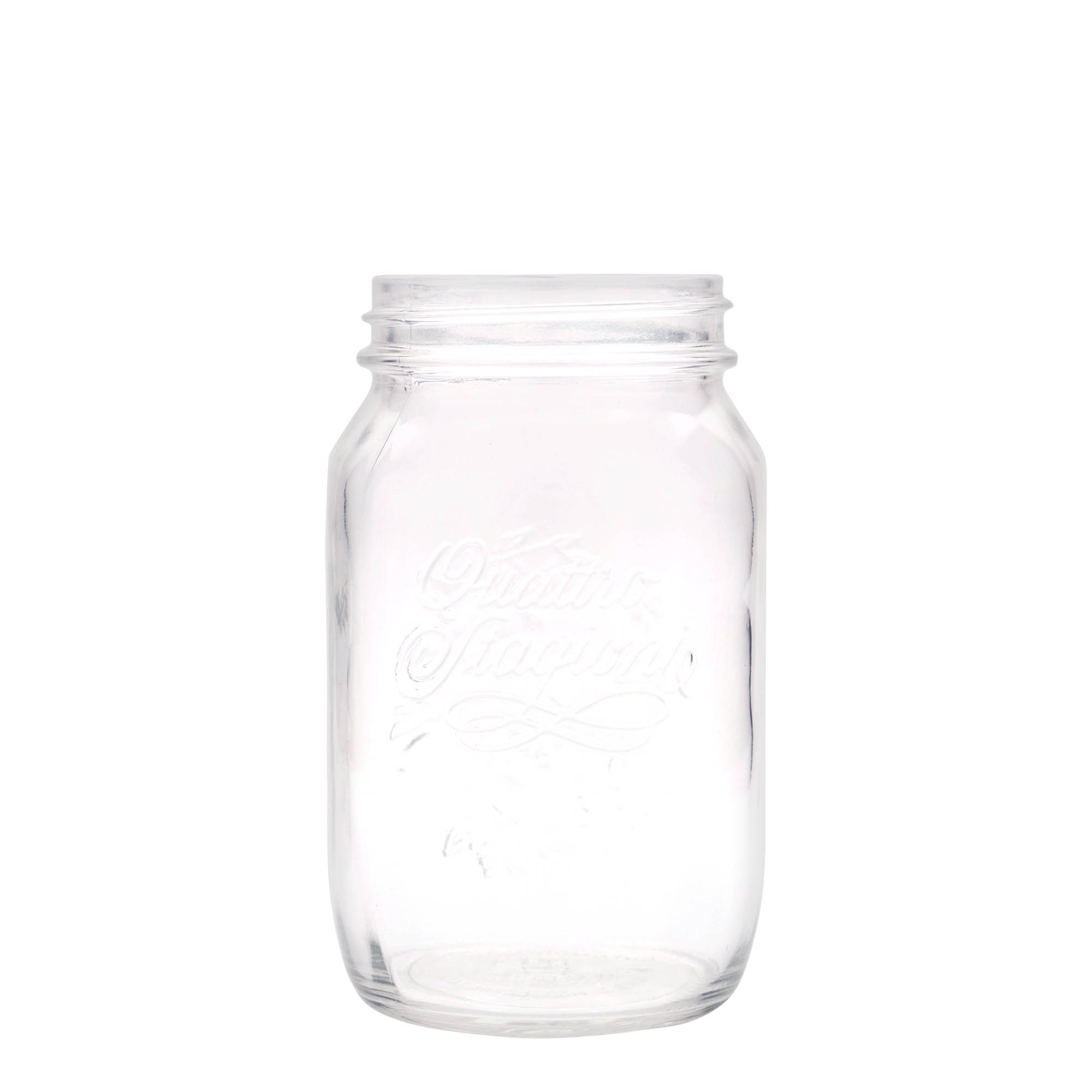 1.000 ml Glas «Quattro Stagioni», Mündung: Schraubverschluss