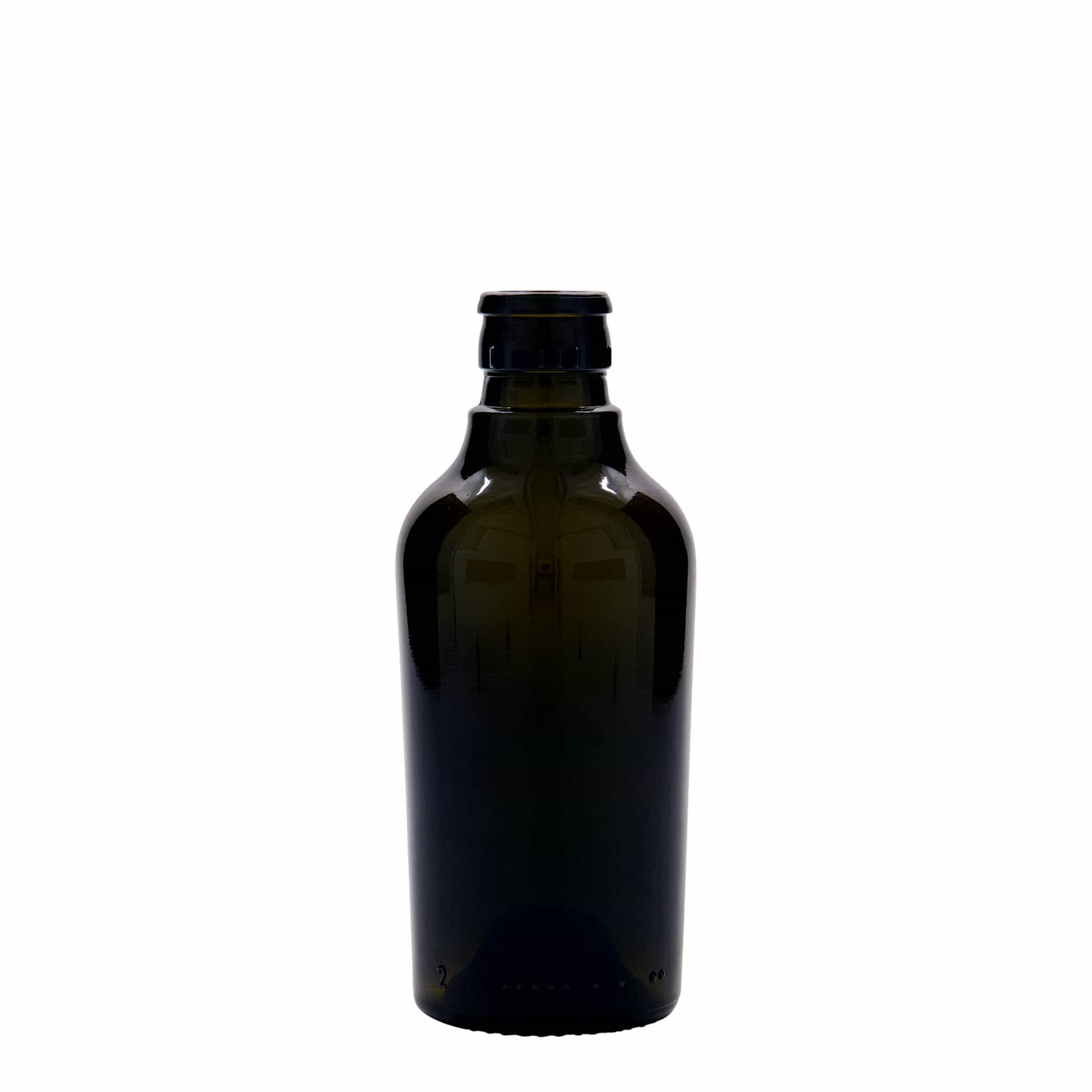 250 ml Essig-/Ölflasche 'Oleum', Glas, antikgrün, Mündung: DOP 250 ml Essig-/Ölflasche 'Oleum', Glas, antikgrün, Mündung: DOP