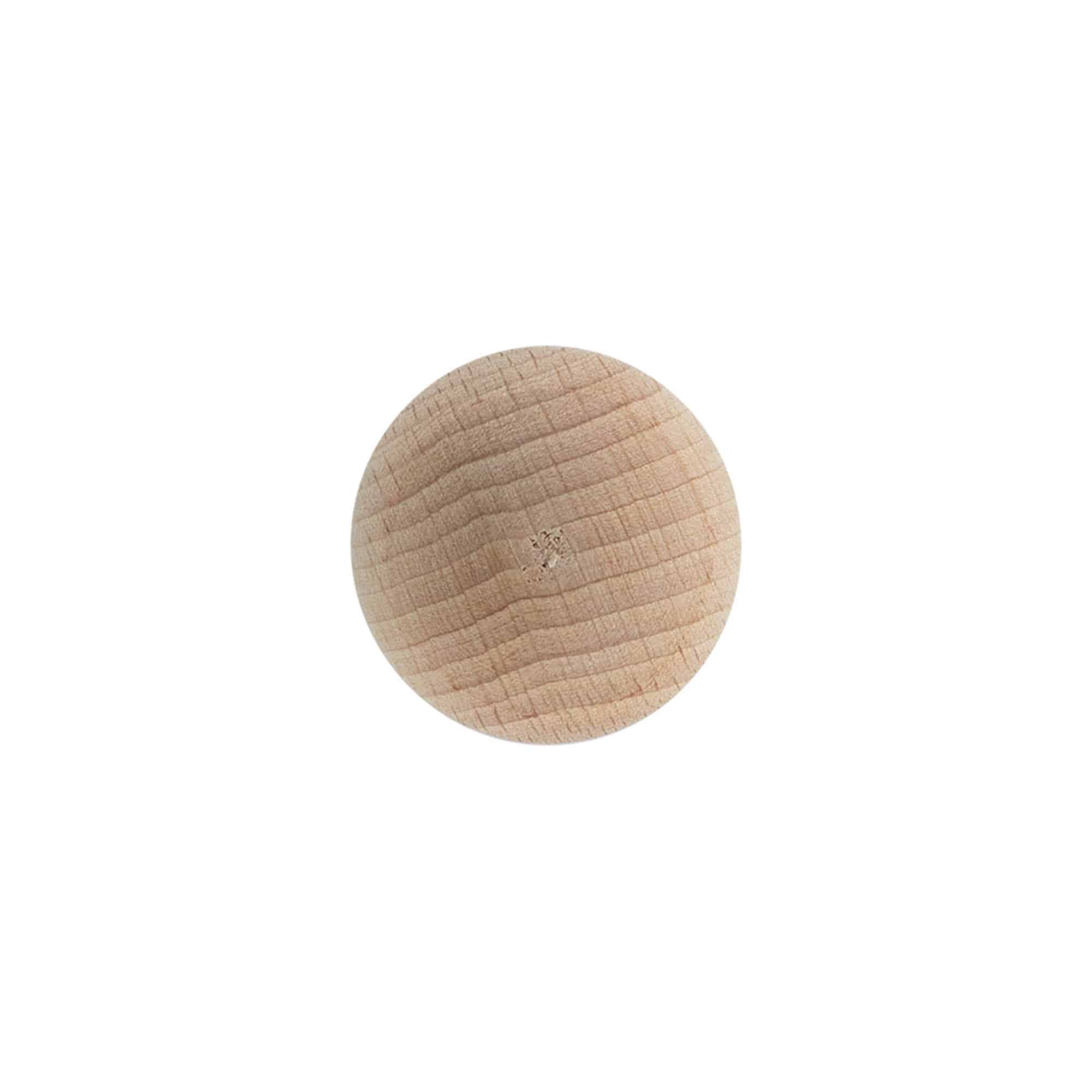 Griffkorken 19 mm «Kugel», Holz/Kunststoff, für Mündung: Kork
