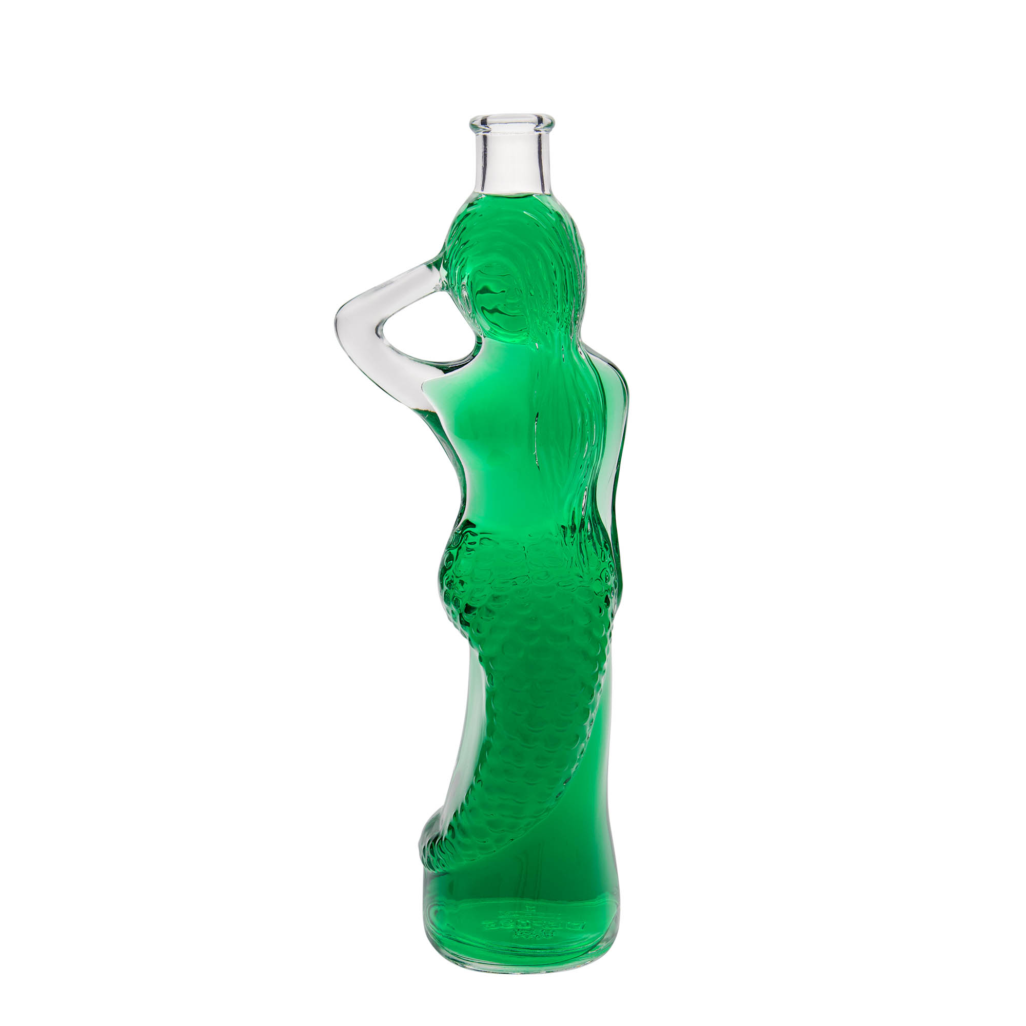 500 ml Glasflasche «Meerjungfrau», Mündung: Kork