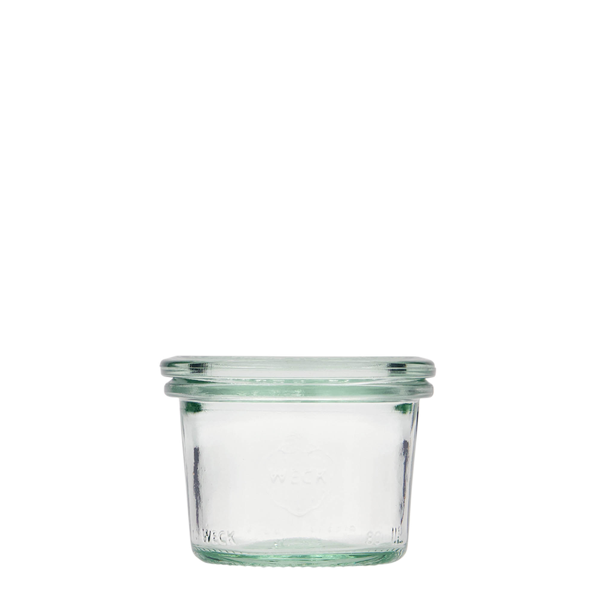 80 ml WECK-Sturzglas, Mündung: Rundrand 80 ml WECK-Sturzglas, Mündung: Rundrand
