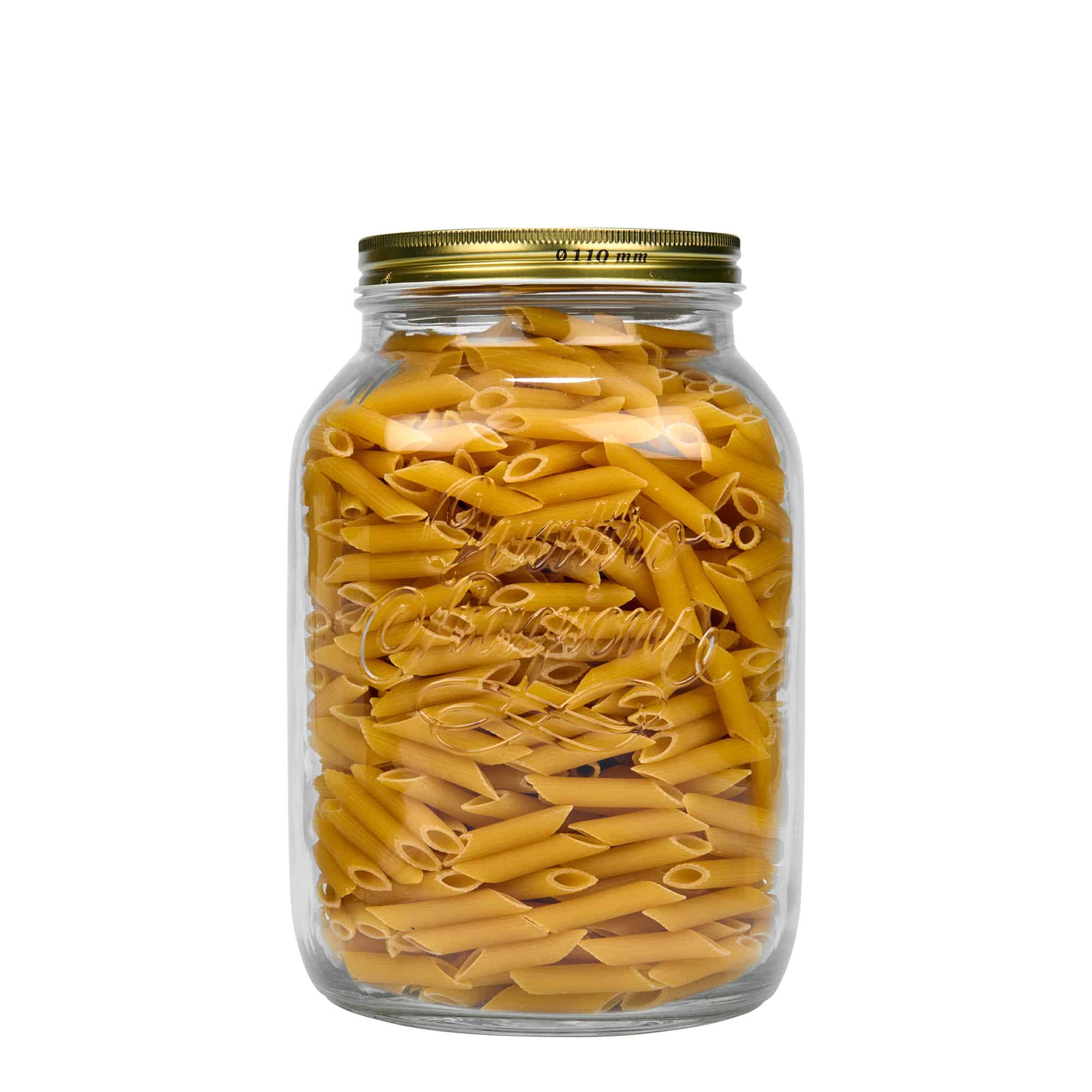 3.000 ml Glas «Quattro Stagioni», Mündung: Schraubverschluss