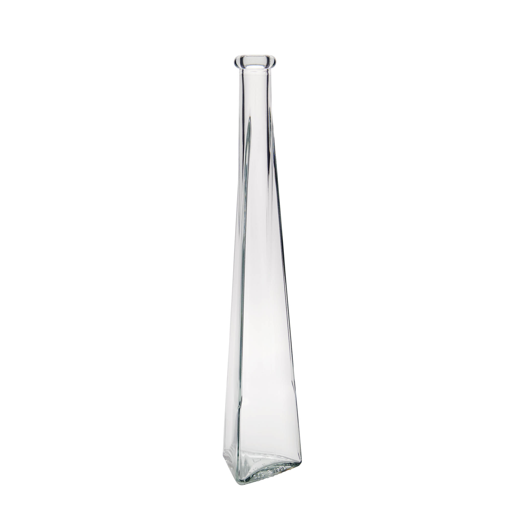 200 ml Glasflasche «Dama Triangolore», dreieckig, Mündung: Kork