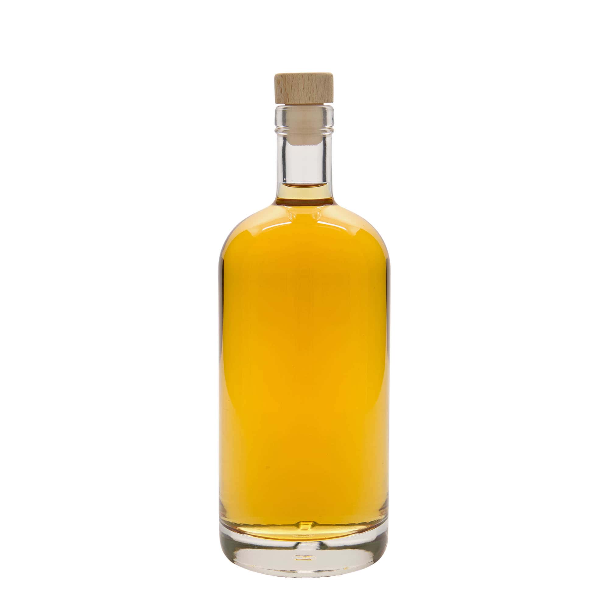 700 ml Glasflasche 'Linea Uno', Mündung: Kork