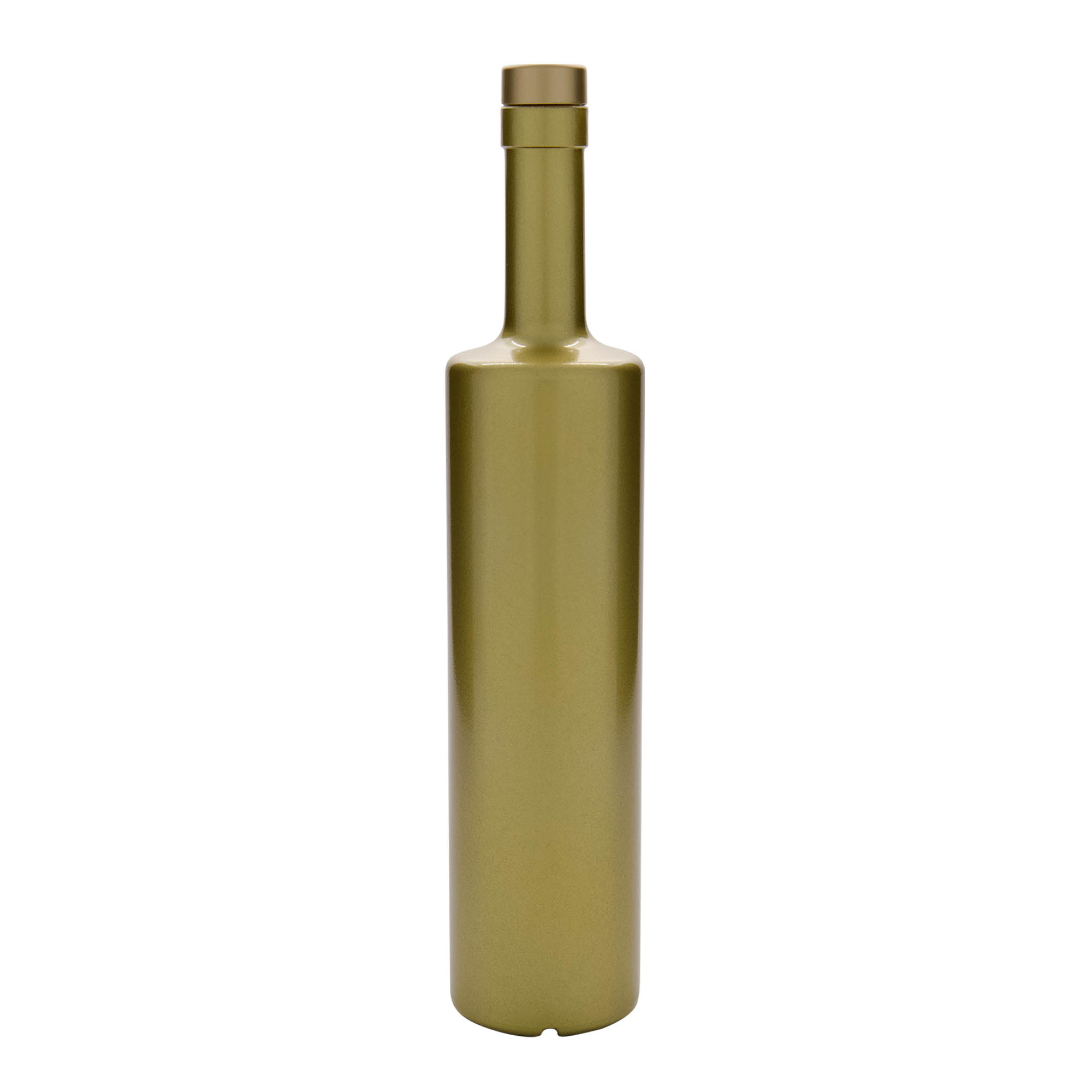 700 ml Glasflasche 'Centurio', gold, Mündung: Kork