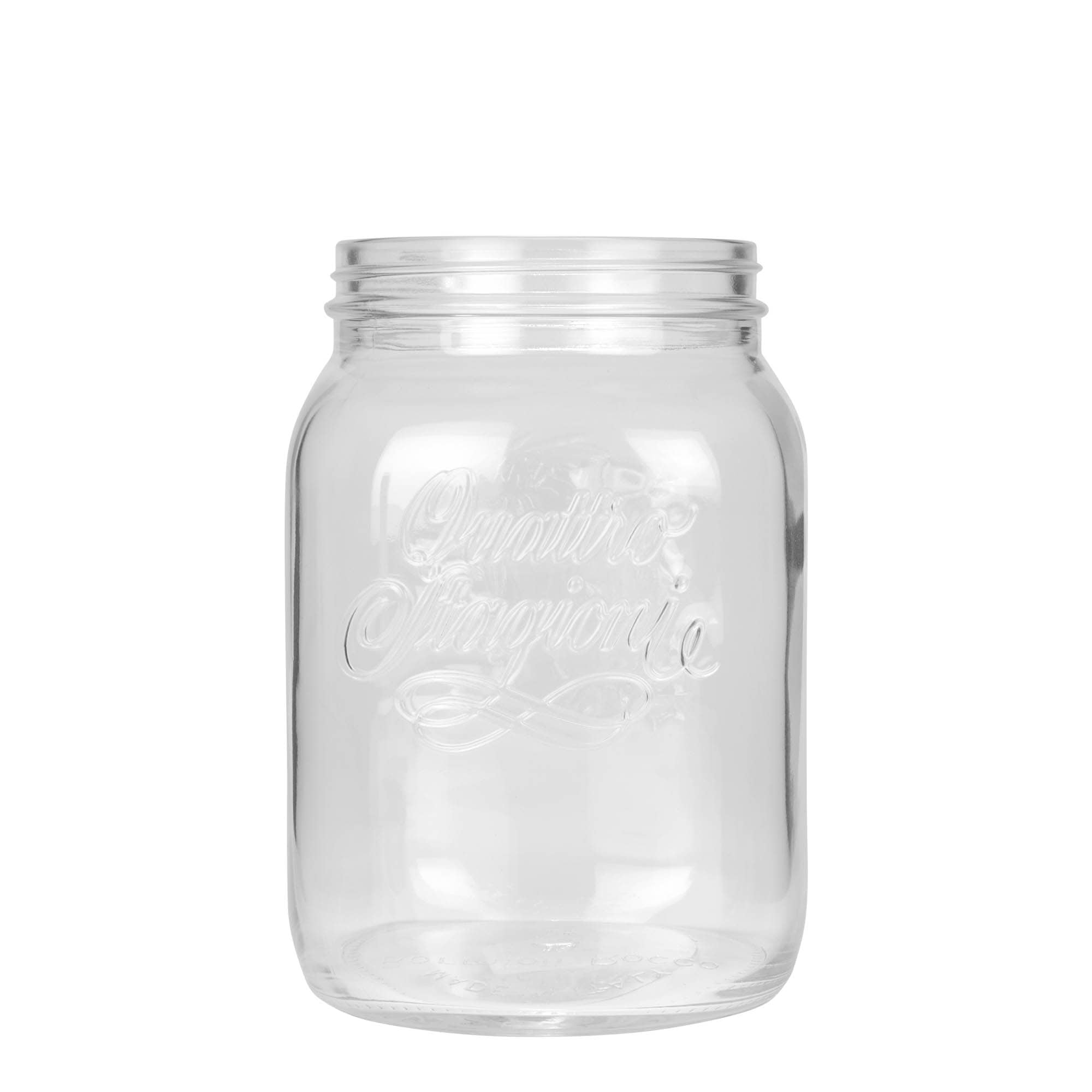 2.000 ml Glas «Quattro Stagioni», Mündung: Schraubverschluss