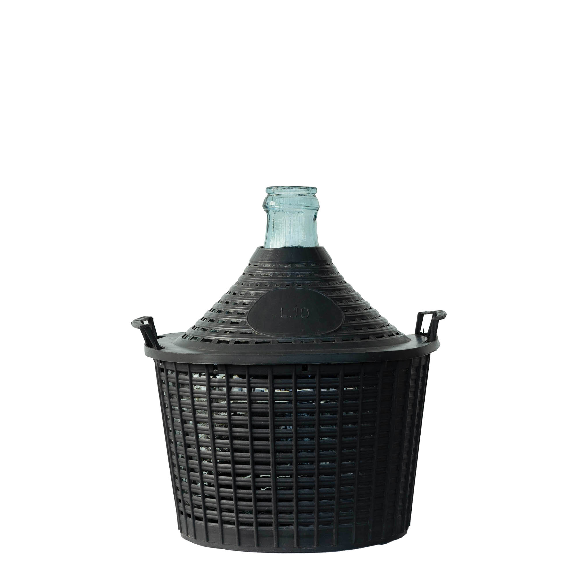 10 l Ballonflasche Enghals, Glas, Mündung: Stülpdeckel 10 l Ballonflasche Enghals, Glas, Mündung: Stülpdeckel