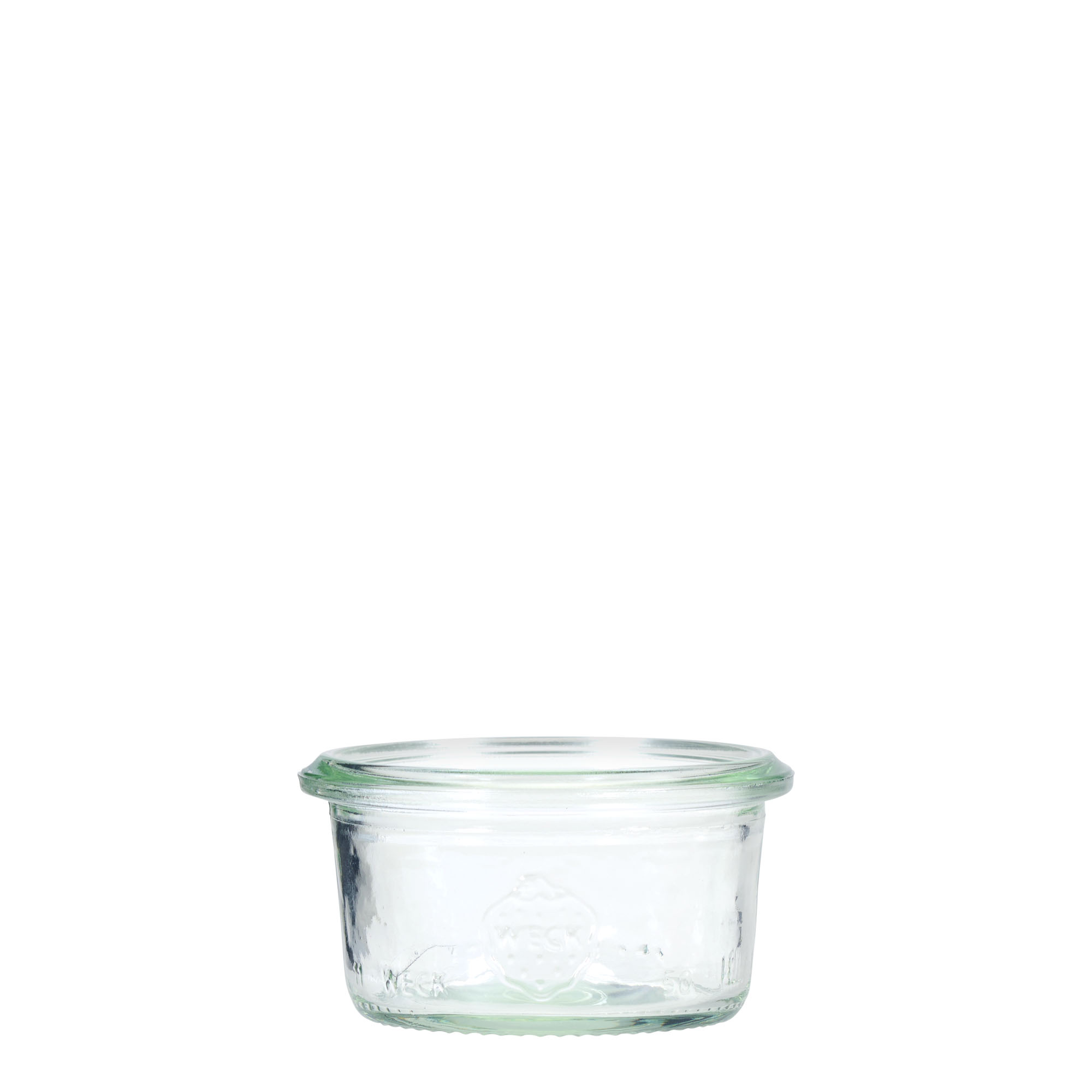 50 ml WECK-Sturzglas, Mündung: Rundrand