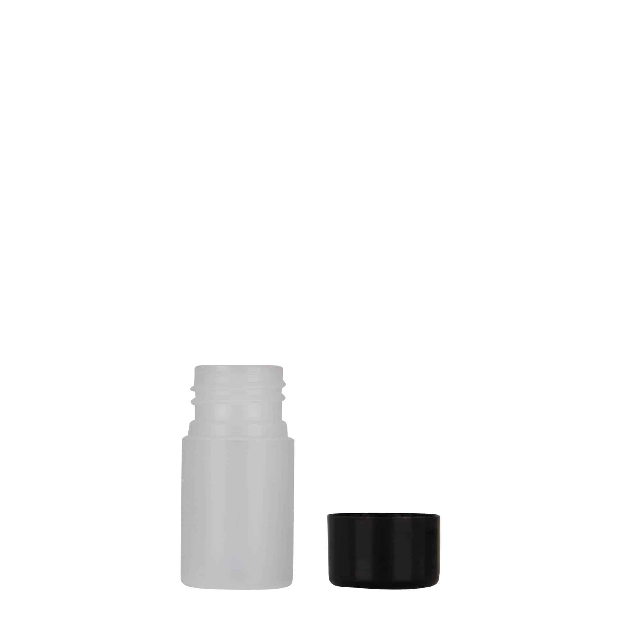 15 ml Kunststoffflasche «Tuffy», HDPE, natur, Mündung:  24/410