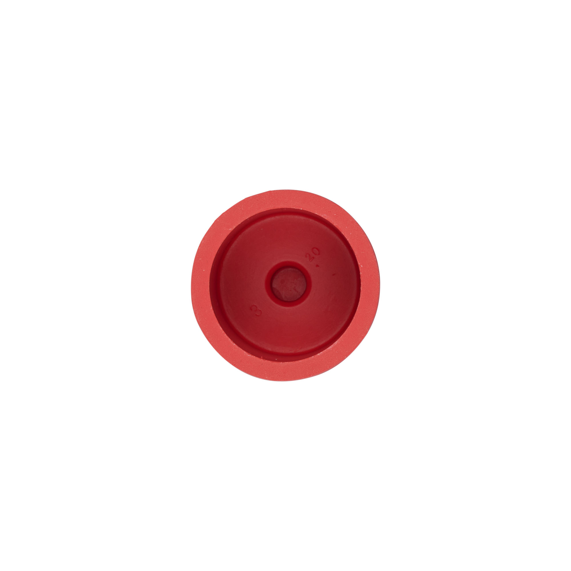Mostkappe Typ 3, Gummi, rot