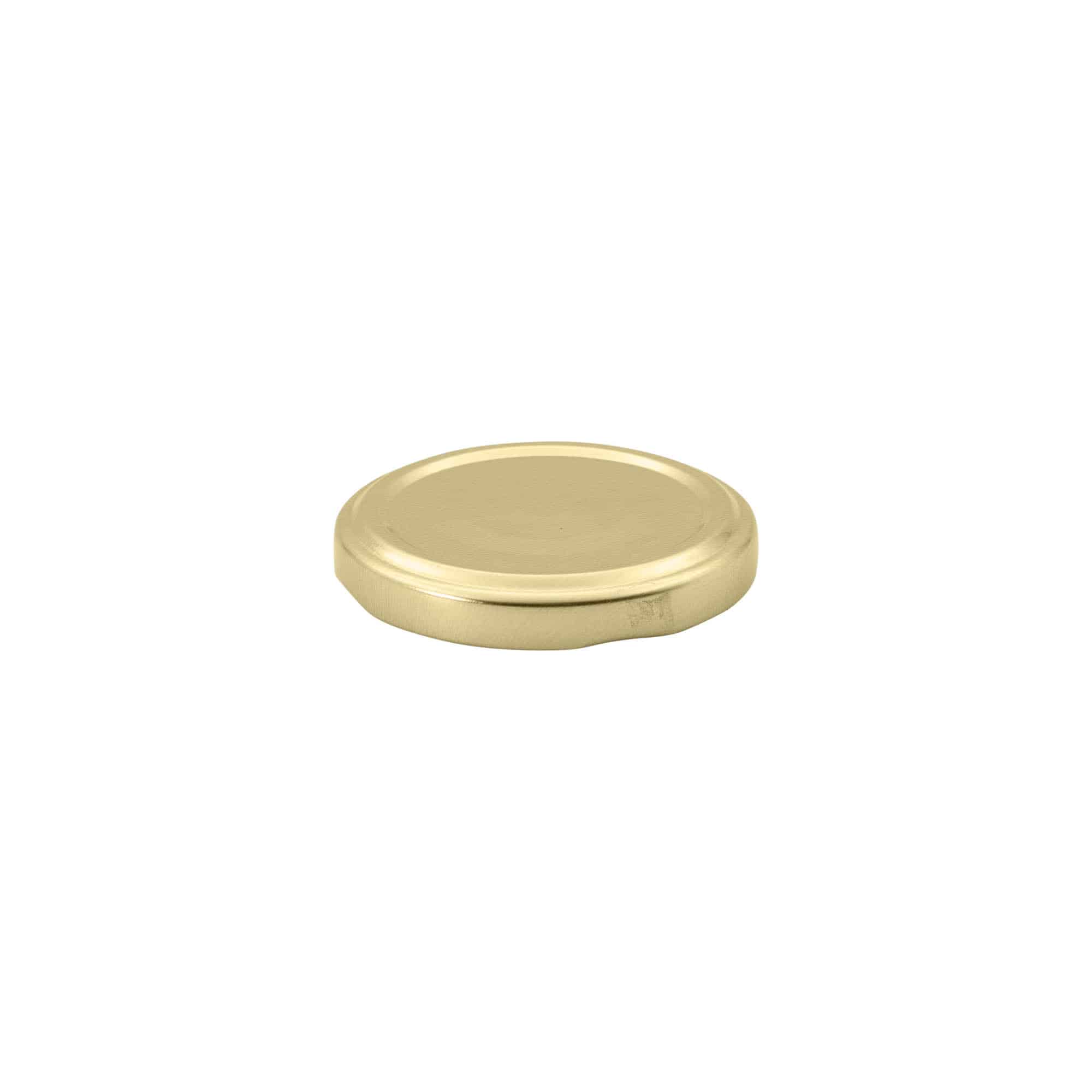 Twist-off-Deckel, Weissblech, gold, für Mündung: TO 58