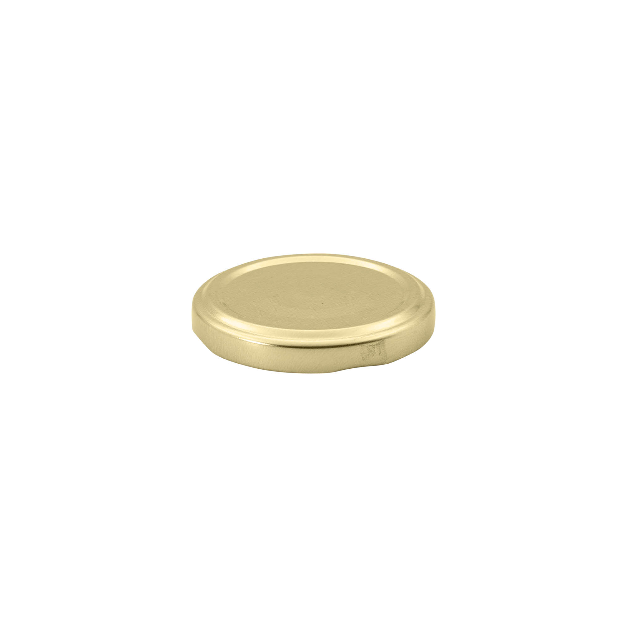 Twist-off-Deckel, Weissblech, gold, für Mündung: TO 58