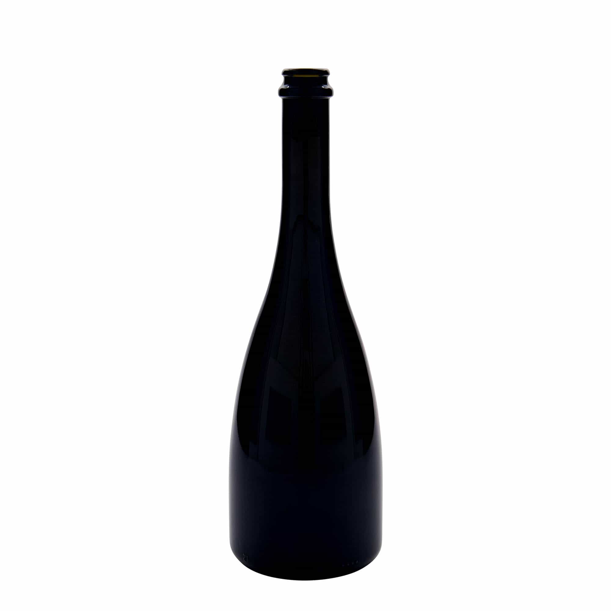 750 ml Bier-/Sektflasche 'Tosca', Glas, antikgrün, Mündung: Kronkorken 750 ml Bier-/Sektflasche 'Tosca', Glas, antikgrün, Mündung: Kronkorken