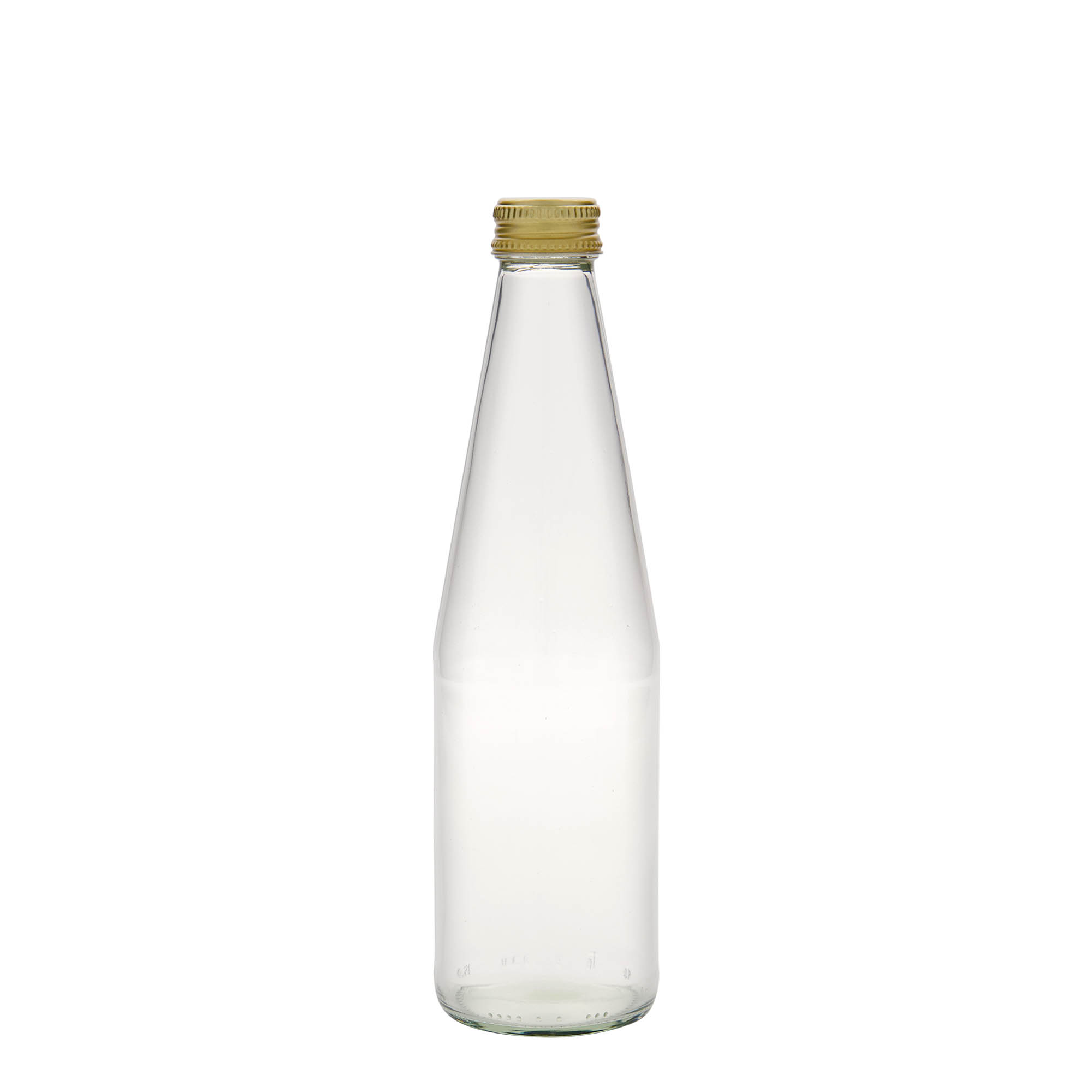 330 ml Universalflasche Karottenform, Glas, Mündung: PP 28 330 ml Universalflasche Karottenform, Glas, Mündung: PP 28