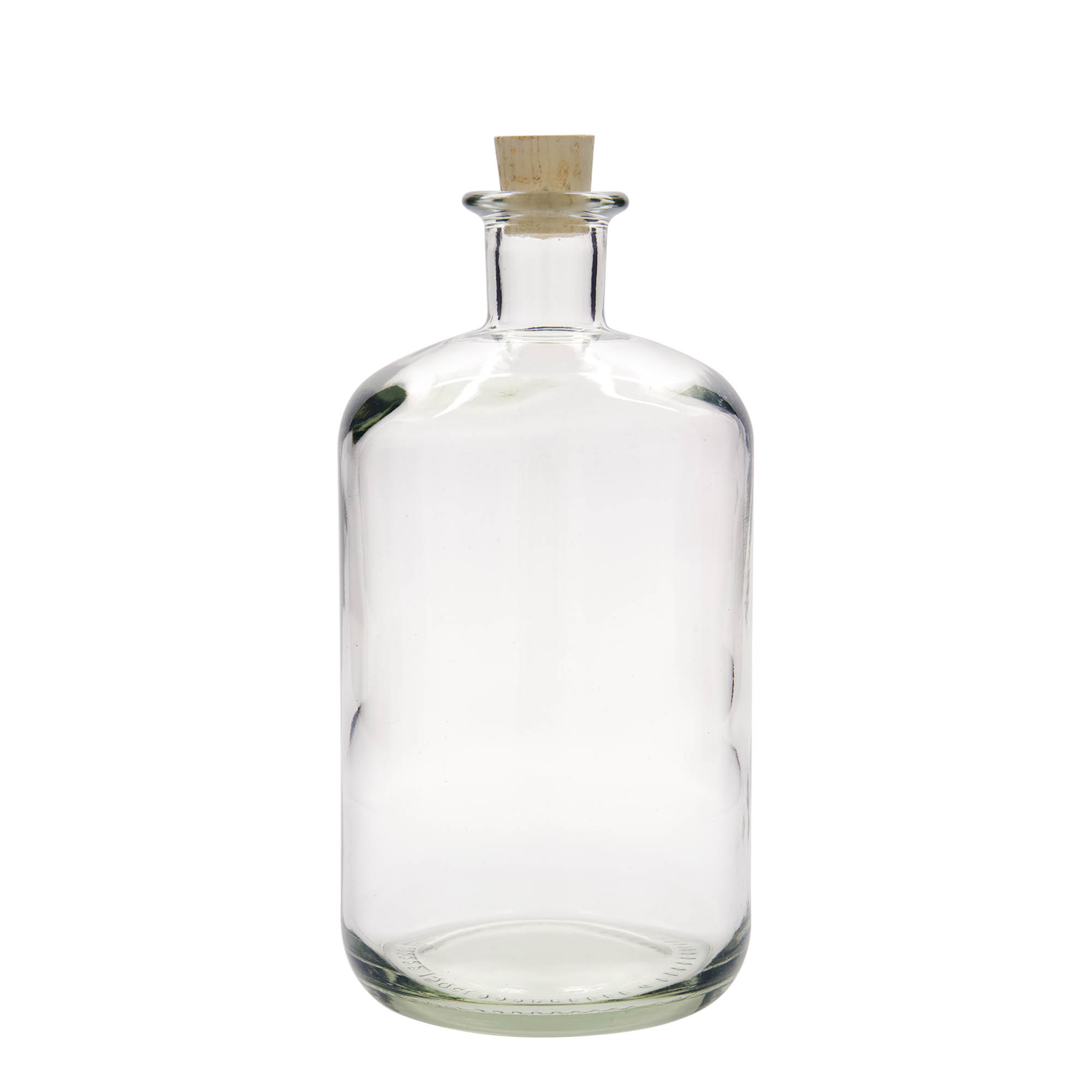 1.500 ml Glasflasche Apotheker, Mündung: Kork