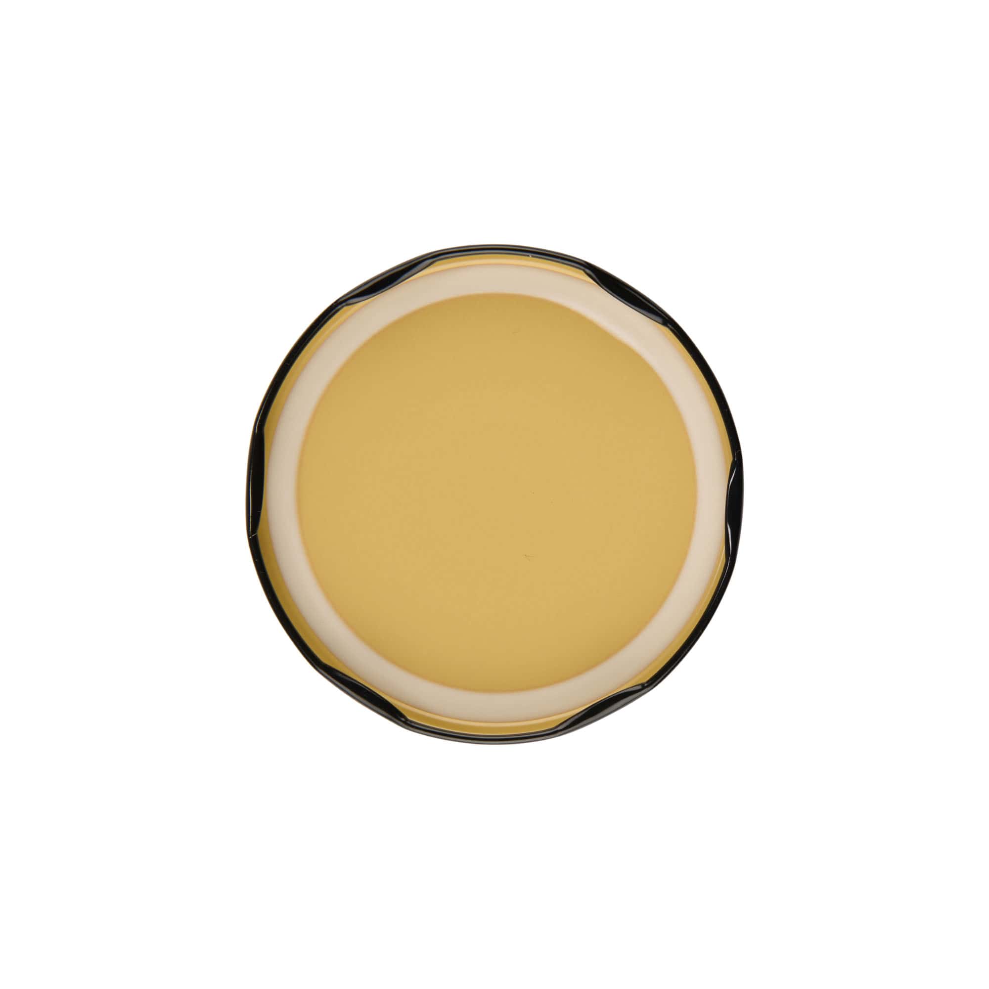 Twist-Off-Deckel, Weißblech, schwarz, für Mündung: TO 82 Twist-Off-Deckel, Weißblech, schwarz, für Mündung: TO 82