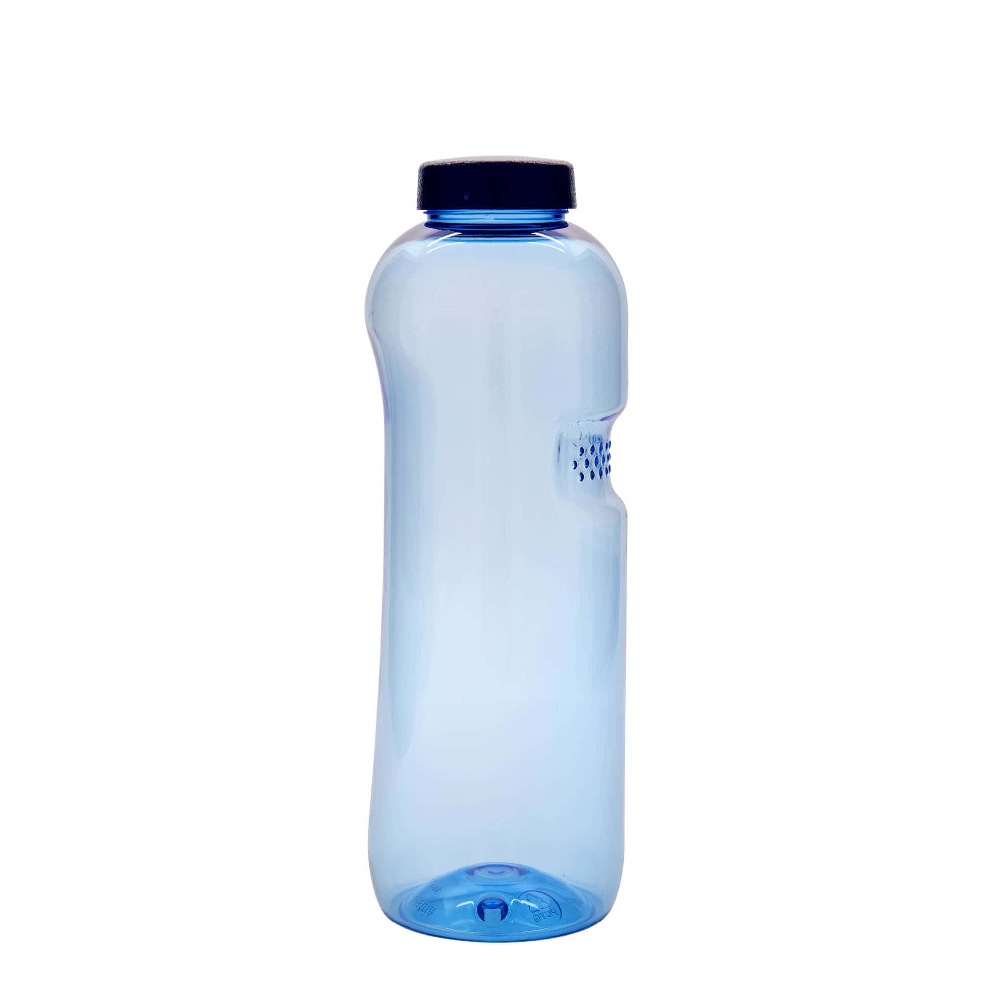 1.000 ml PET-Trinkflasche «Kavodrink», Kunststoff, blau