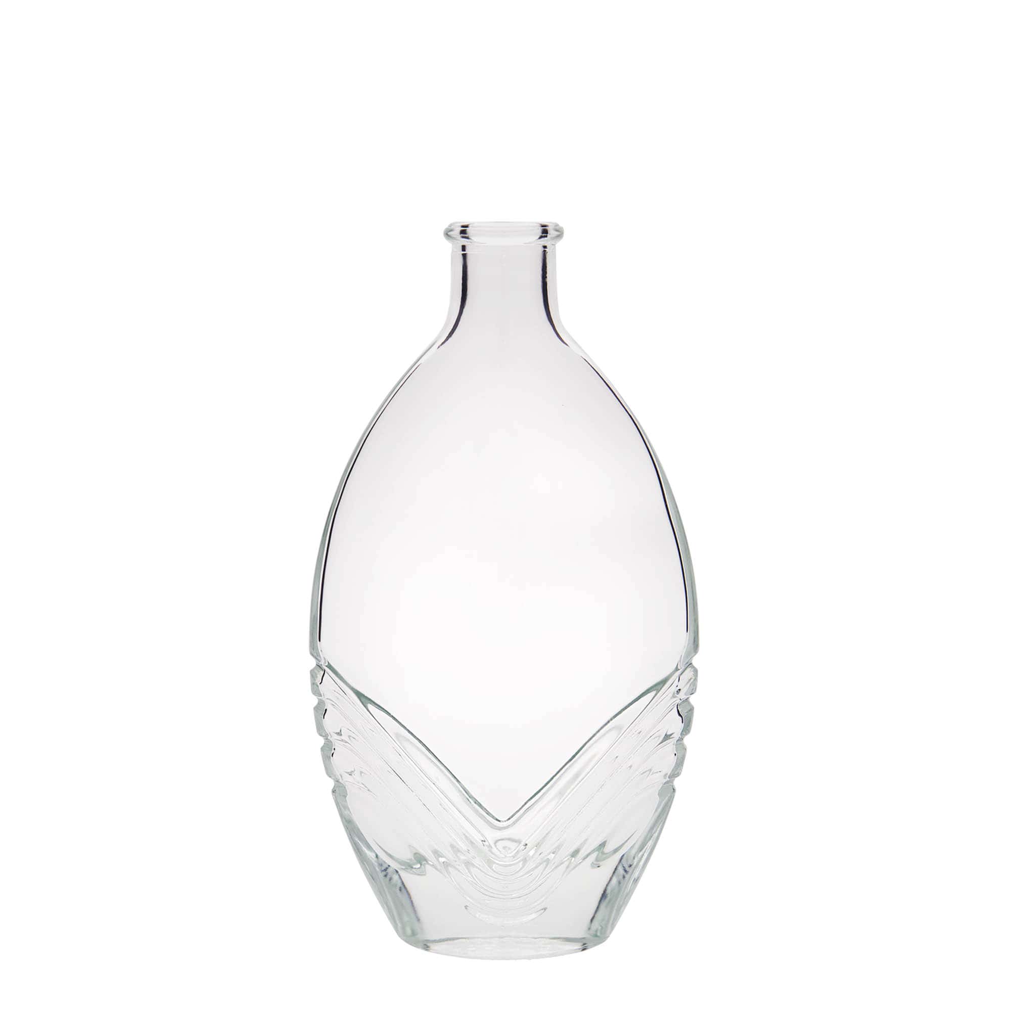 200 ml Glasflasche «Florence», oval, Mündung: Kork