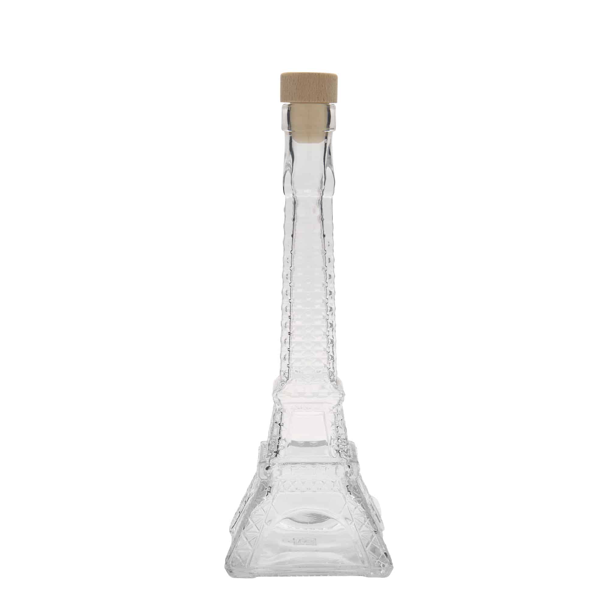 200 ml Glasflasche «Eiffelturm», Mündung: Kork