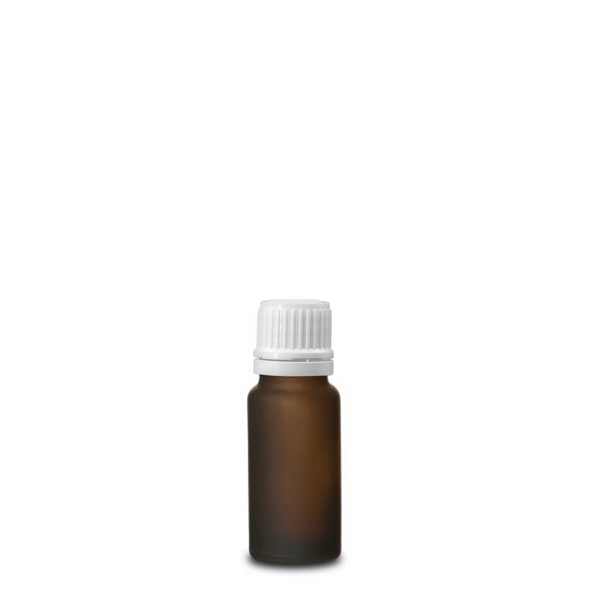 10 ml Medizinflasche, Glas, braun gefrostet, Mündung: DIN 18 10 ml Medizinflasche, Glas, braun gefrostet, Mündung: DIN 18