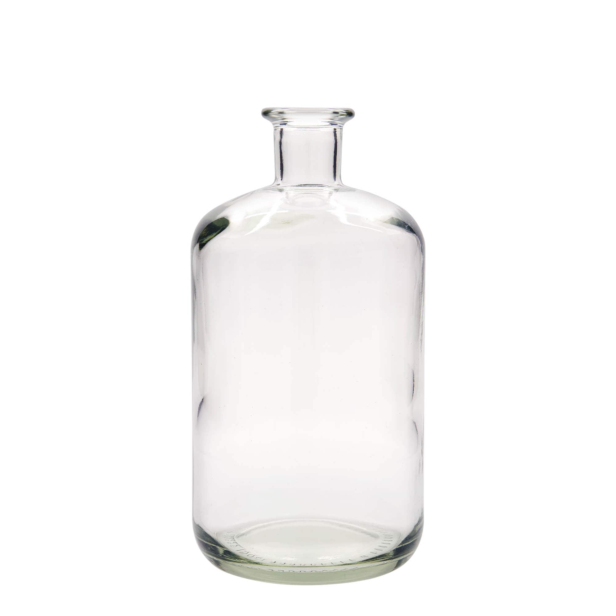 1.500 ml Glasflasche Apotheker, Mündung: Kork 1.500 ml Glasflasche Apotheker, Mündung: Kork
