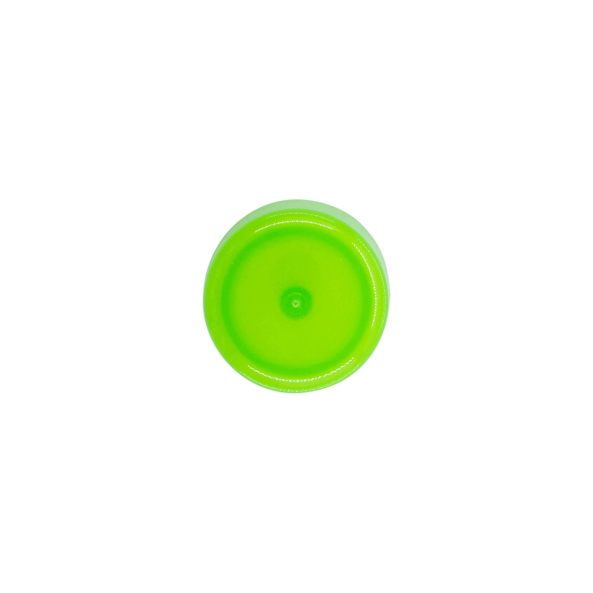 Schraubverschluss mit Spritzeinsatz, PP-Kunststoff, grün, für Mündung: 24/410