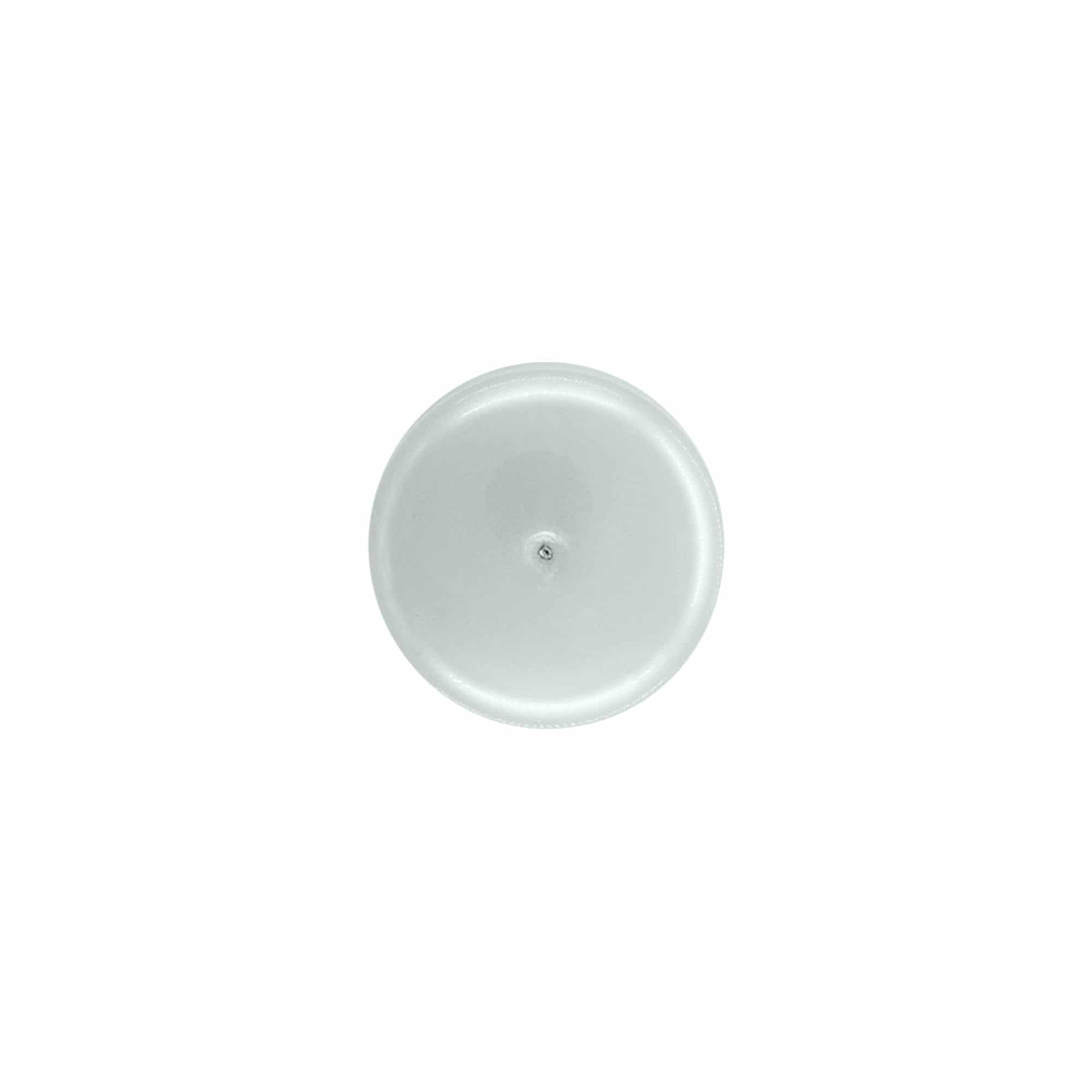 Schraubverschluss mit Spritzeinsatz, PP-Kunststoff, silber, für Mündung: 24/410