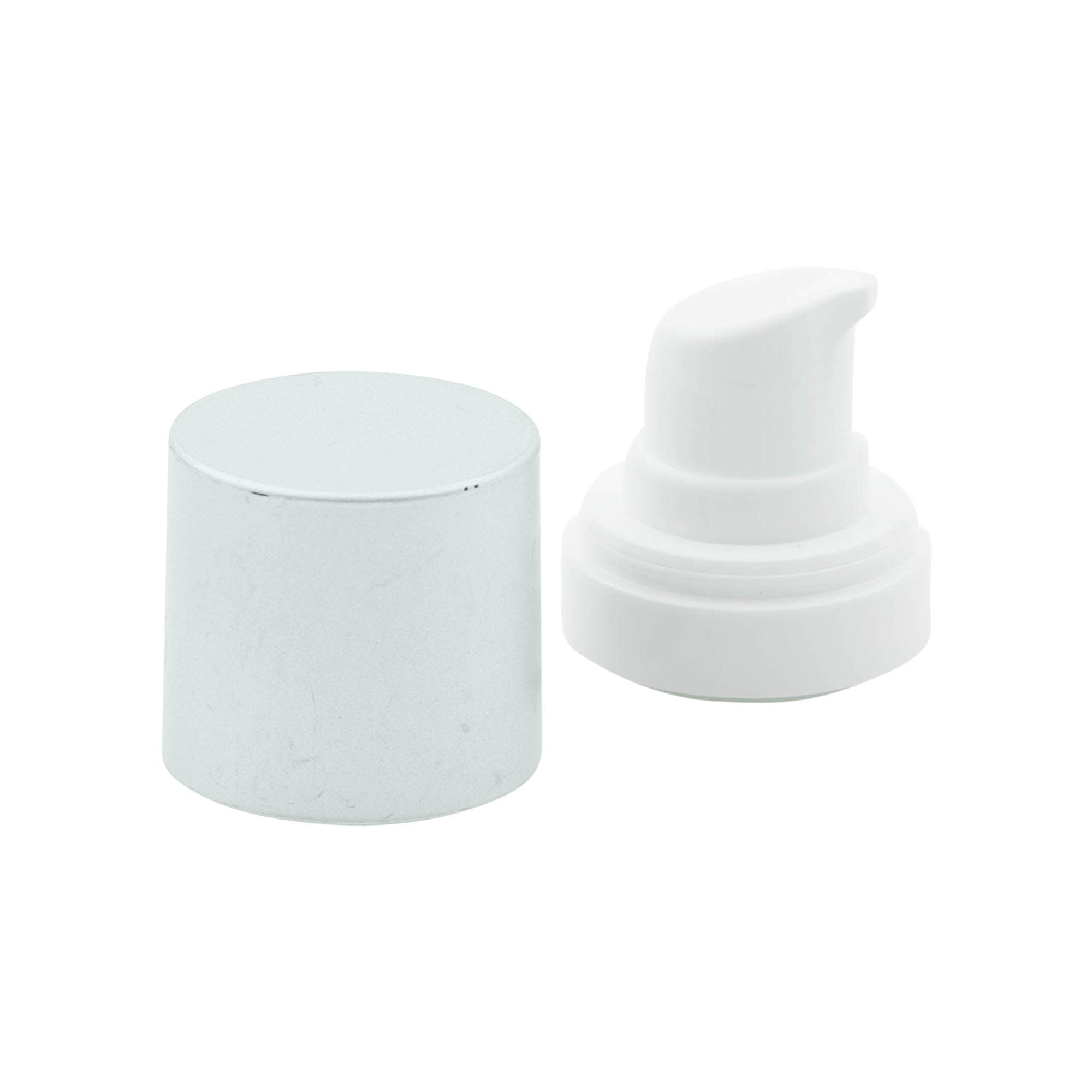 Airless Dispenser Pumpkopf «Micro», PP-Kunststoff, silber