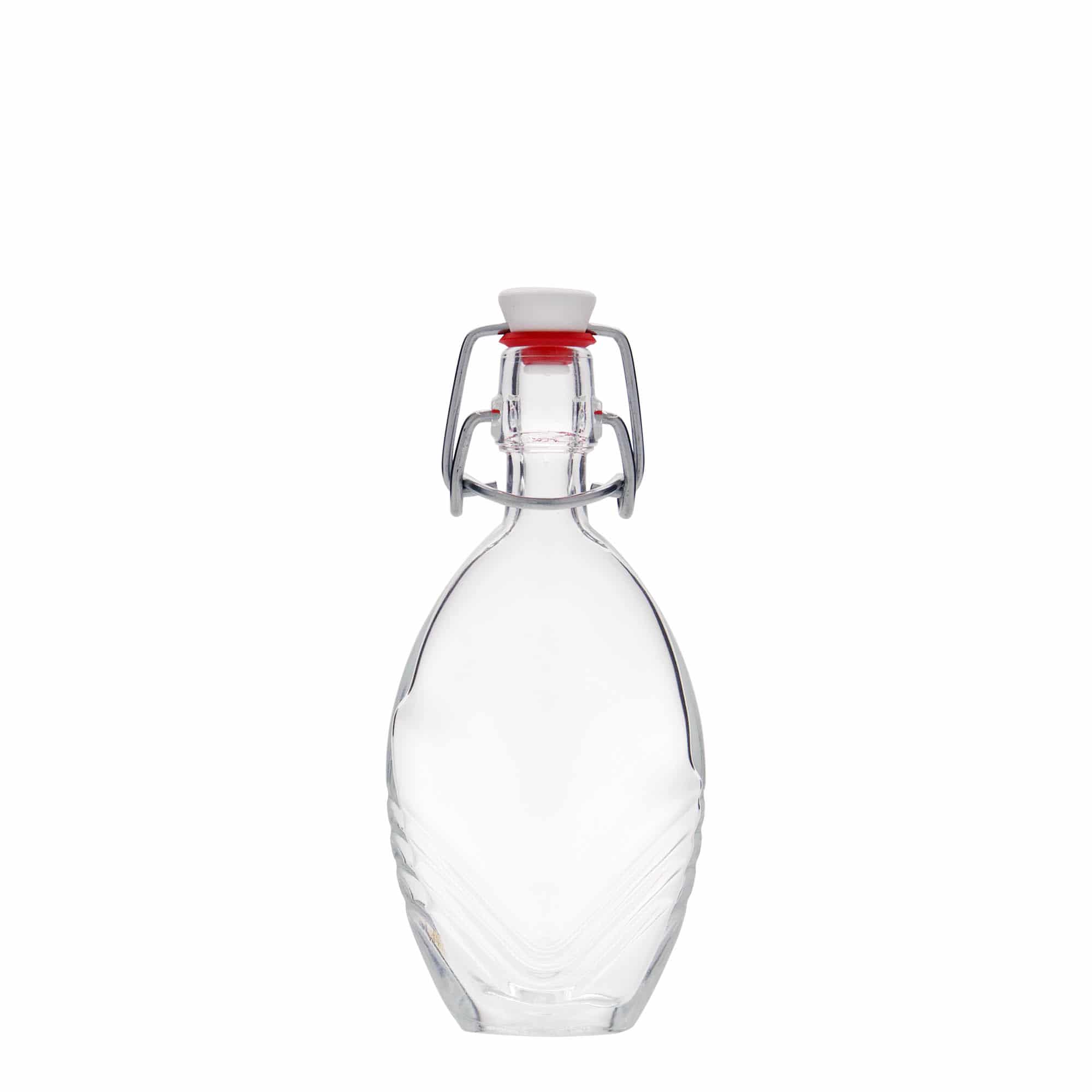 40 ml Glasflasche «Florence», oval, Mündung: Bügelverschluss