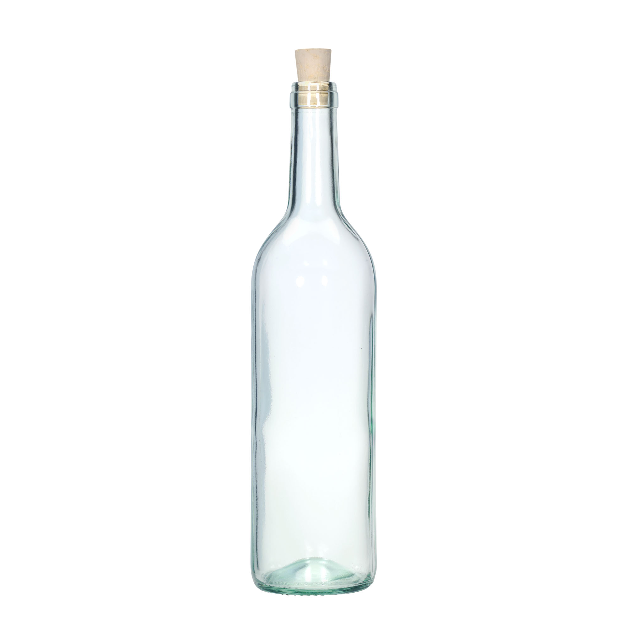 750 ml Glasflasche 'Bordeaux Tradition', Mündung: Kork 750 ml Glasflasche 'Bordeaux Tradition', Mündung: Kork
