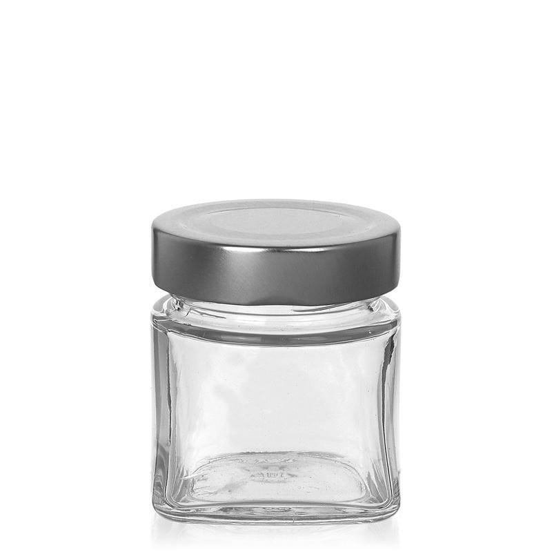 106 ml Vierkantglas «Luxor», Mündung: Deep-Twist-off (DTO 58)