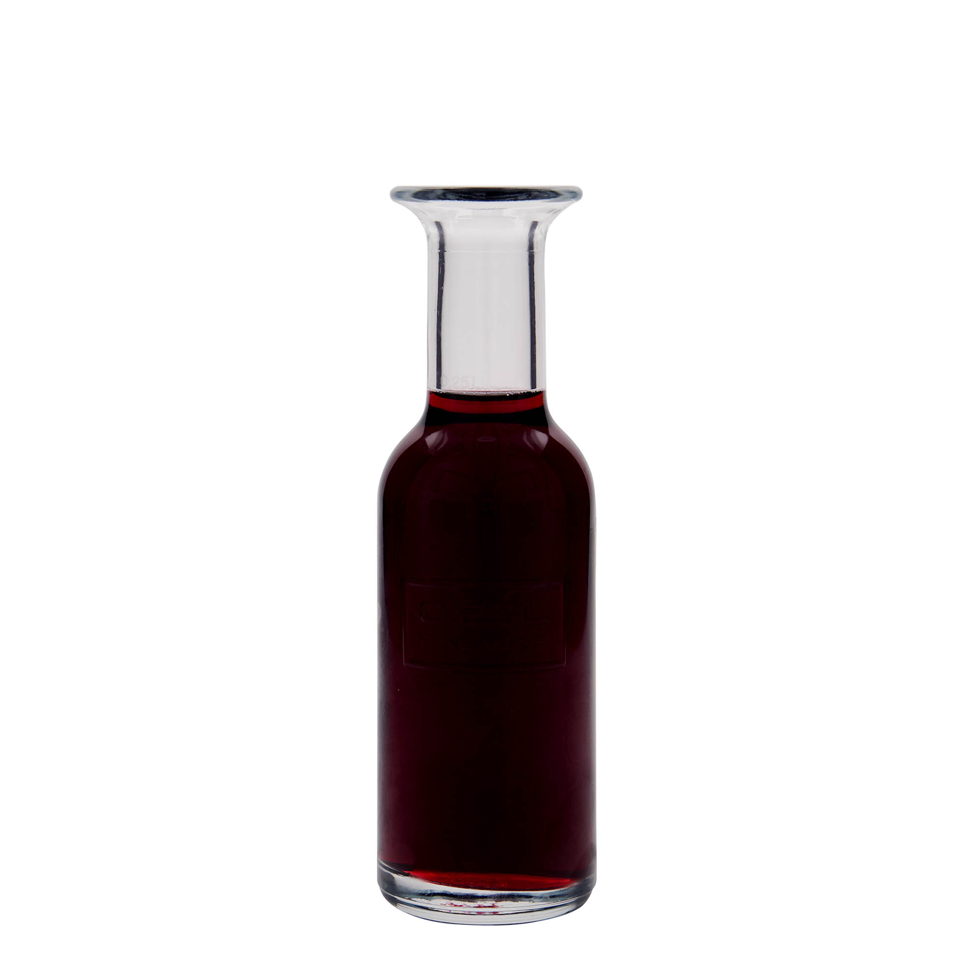 250 ml Glasflasche 'Optima Fine Wine', Mündung: Kork 250 ml Glasflasche 'Optima Fine Wine', Mündung: Kork