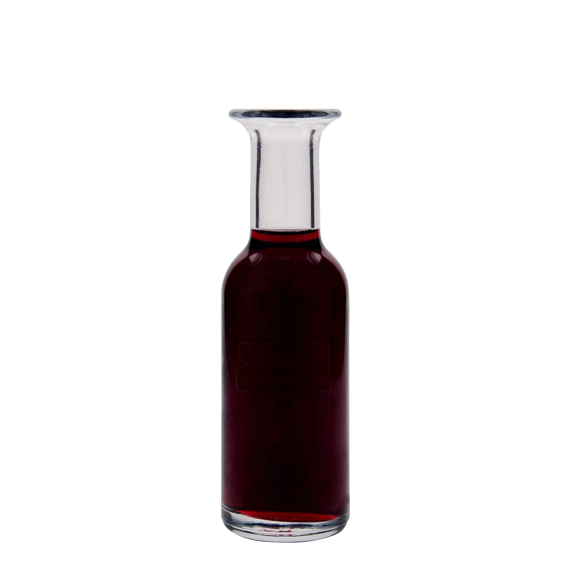 250 ml Glasflasche «Optima Fine Wine», Mündung: Kork