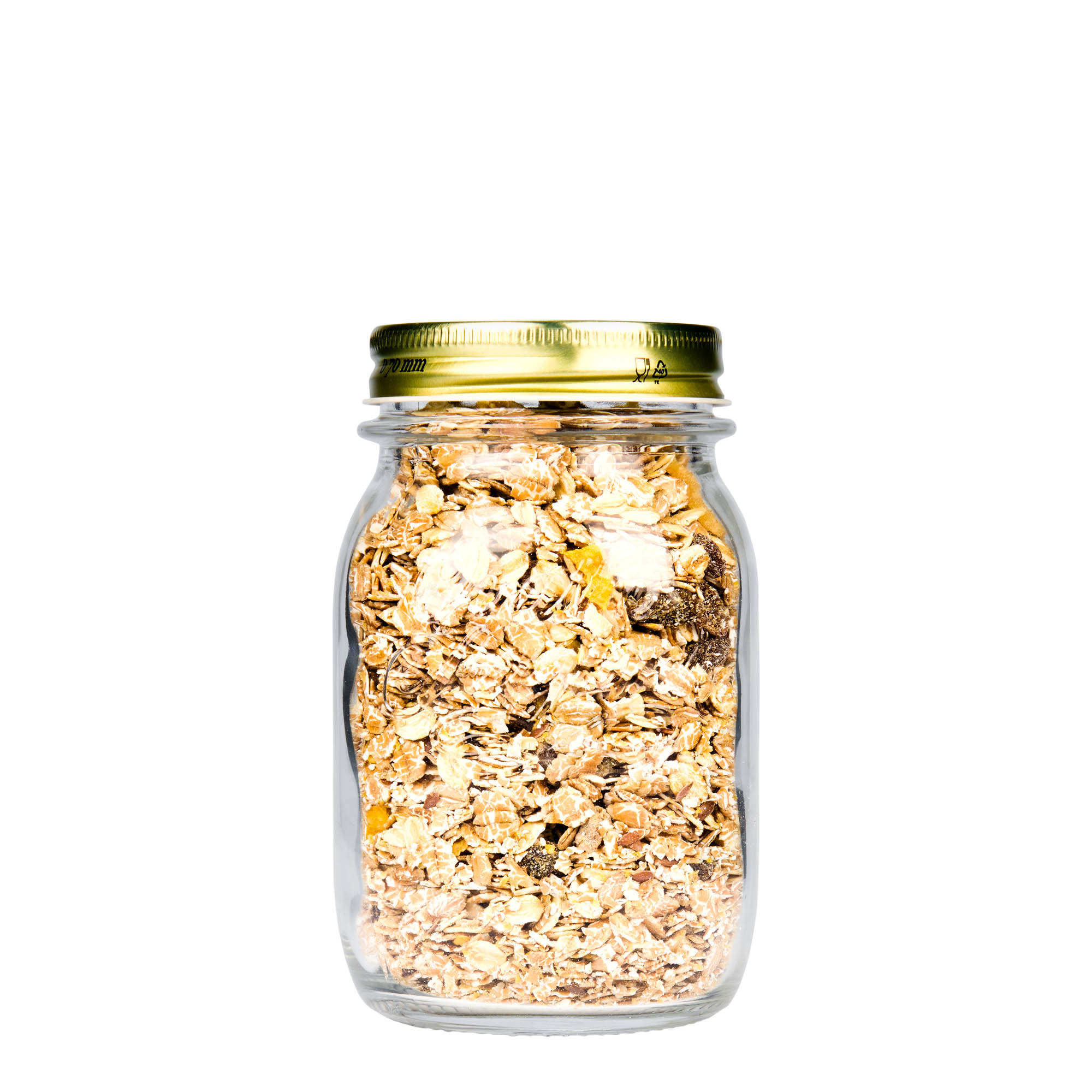 500 ml Glas «Quattro Stagioni», Mündung: Schraubverschluss
