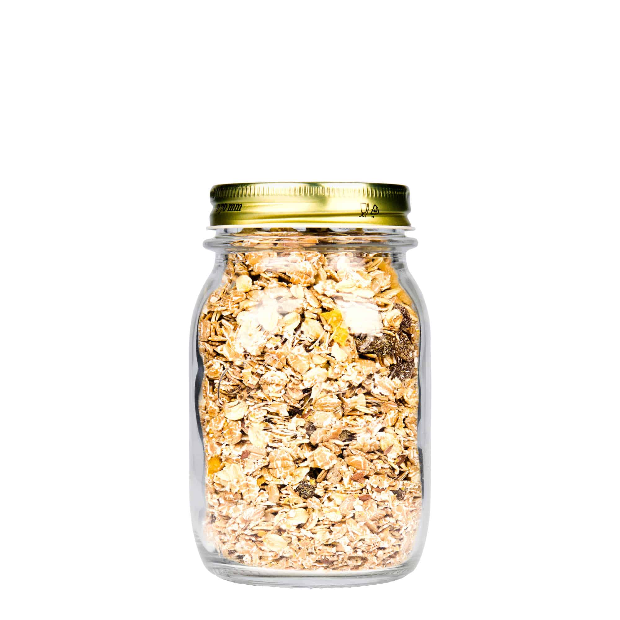 500 ml Glas «Quattro Stagioni», Mündung: Schraubverschluss