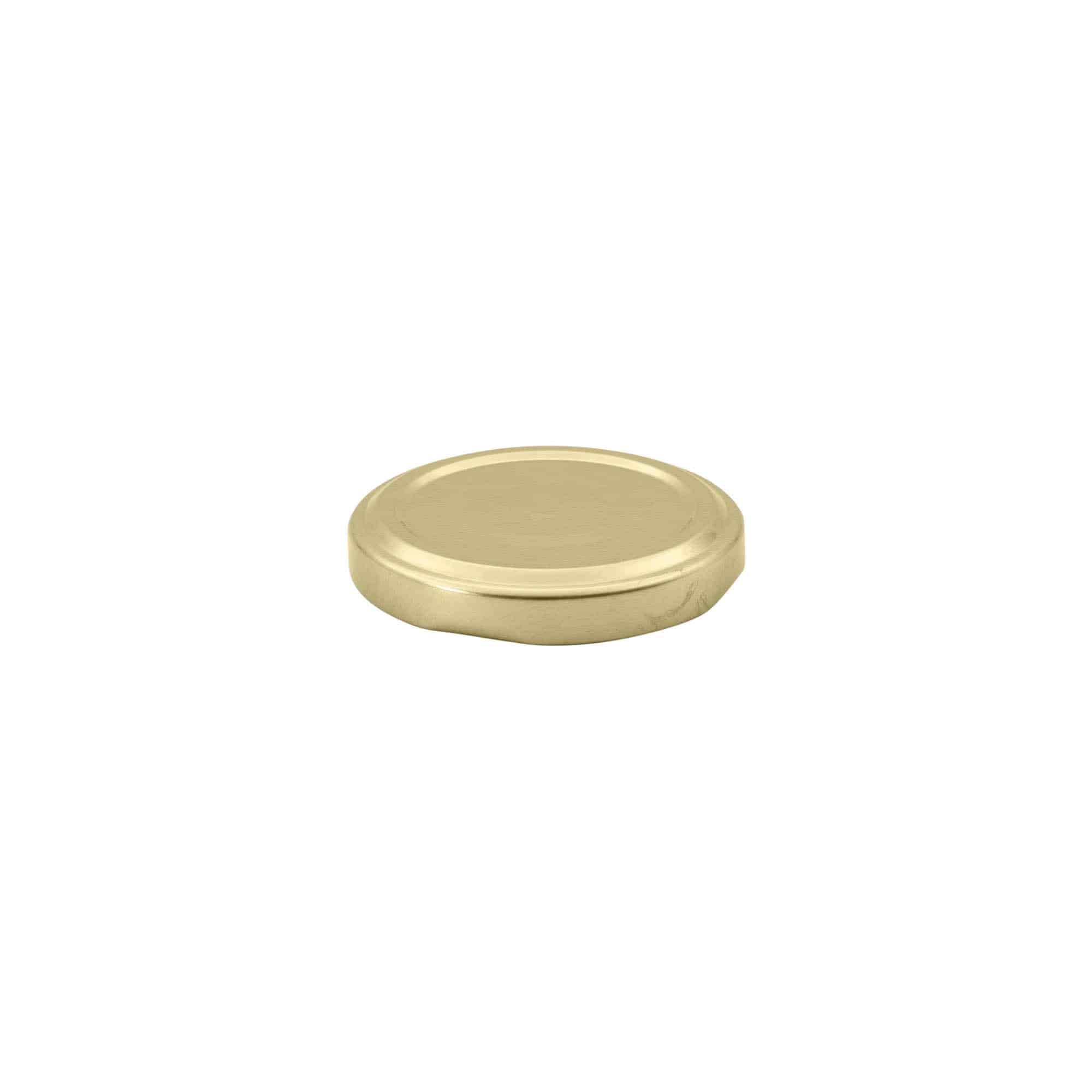Twist-off-Deckel, Weissblech, gold, für Mündung: TO 53