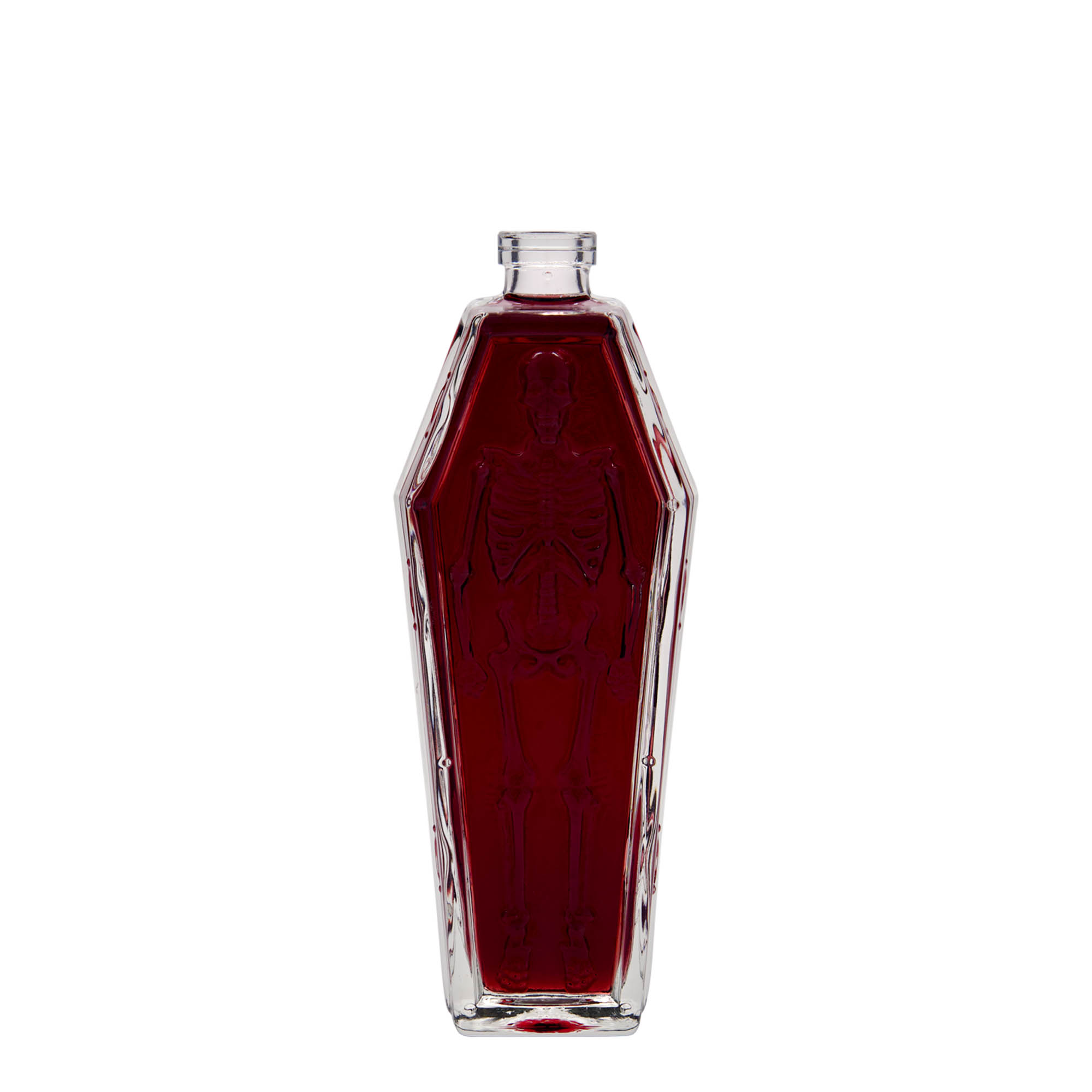 200 ml Glasflasche «Sarg», Mündung: Kork