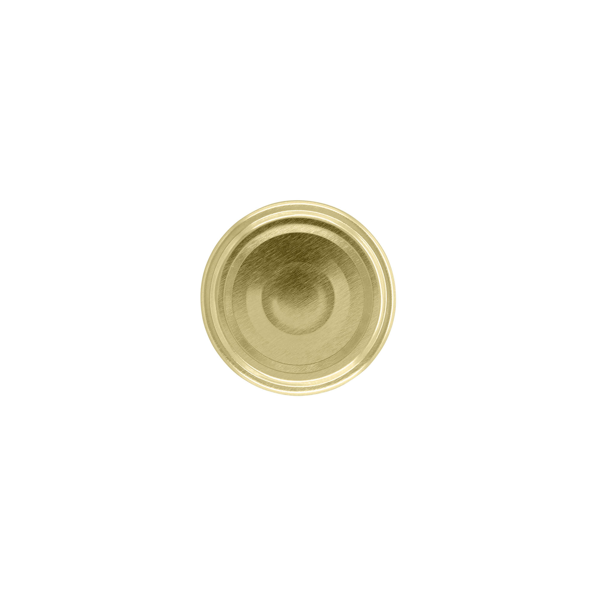Twist-off-Deckel, Weissblech, gold, für Mündung: TO 48