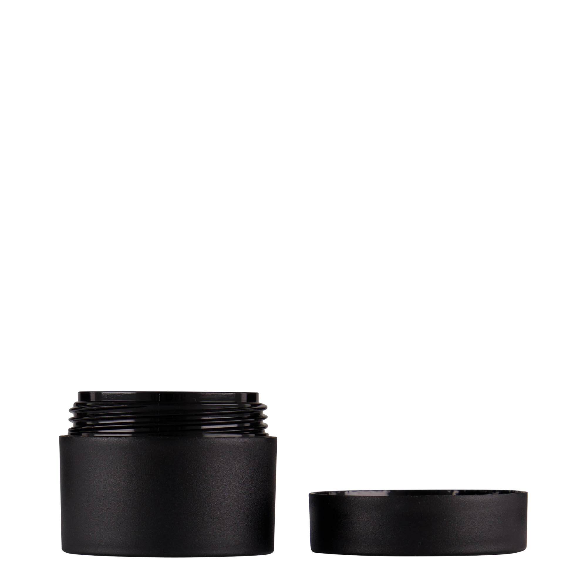 15 ml Kunststoffdose 'Antonella', PP, schwarz, Mündung: Schraubverschluss 15 ml Kunststoffdose 'Antonella', PP, schwarz, Mündung: Schraubverschluss