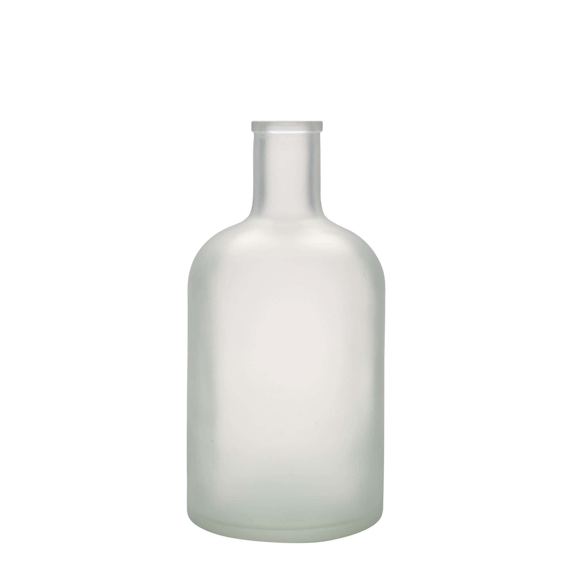 700 ml Glasflasche 'Gerardino', geeist, Mündung: Kork 700 ml Glasflasche 'Gerardino', geeist, Mündung: Kork