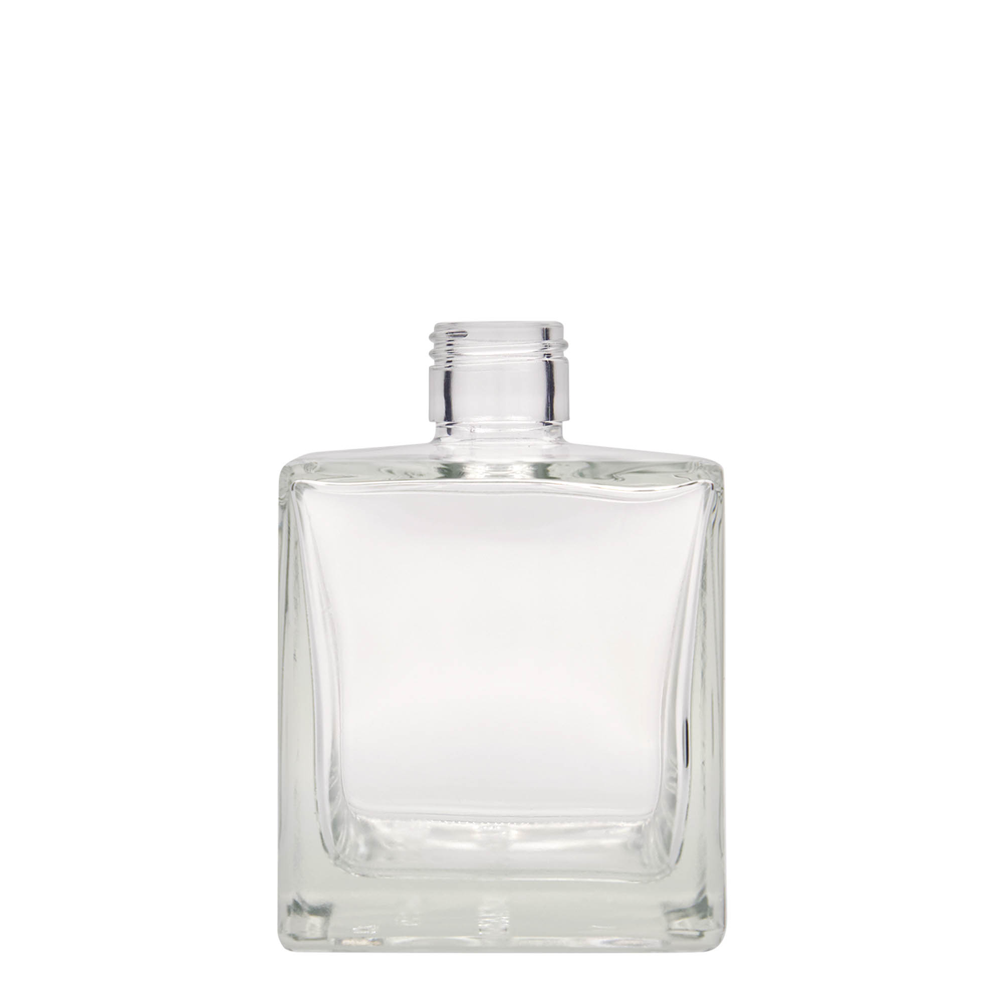500 ml Glasflasche 'Cube', quadratisch, Mündung: PP 31,5 500 ml Glasflasche 'Cube', quadratisch, Mündung: PP 31,5