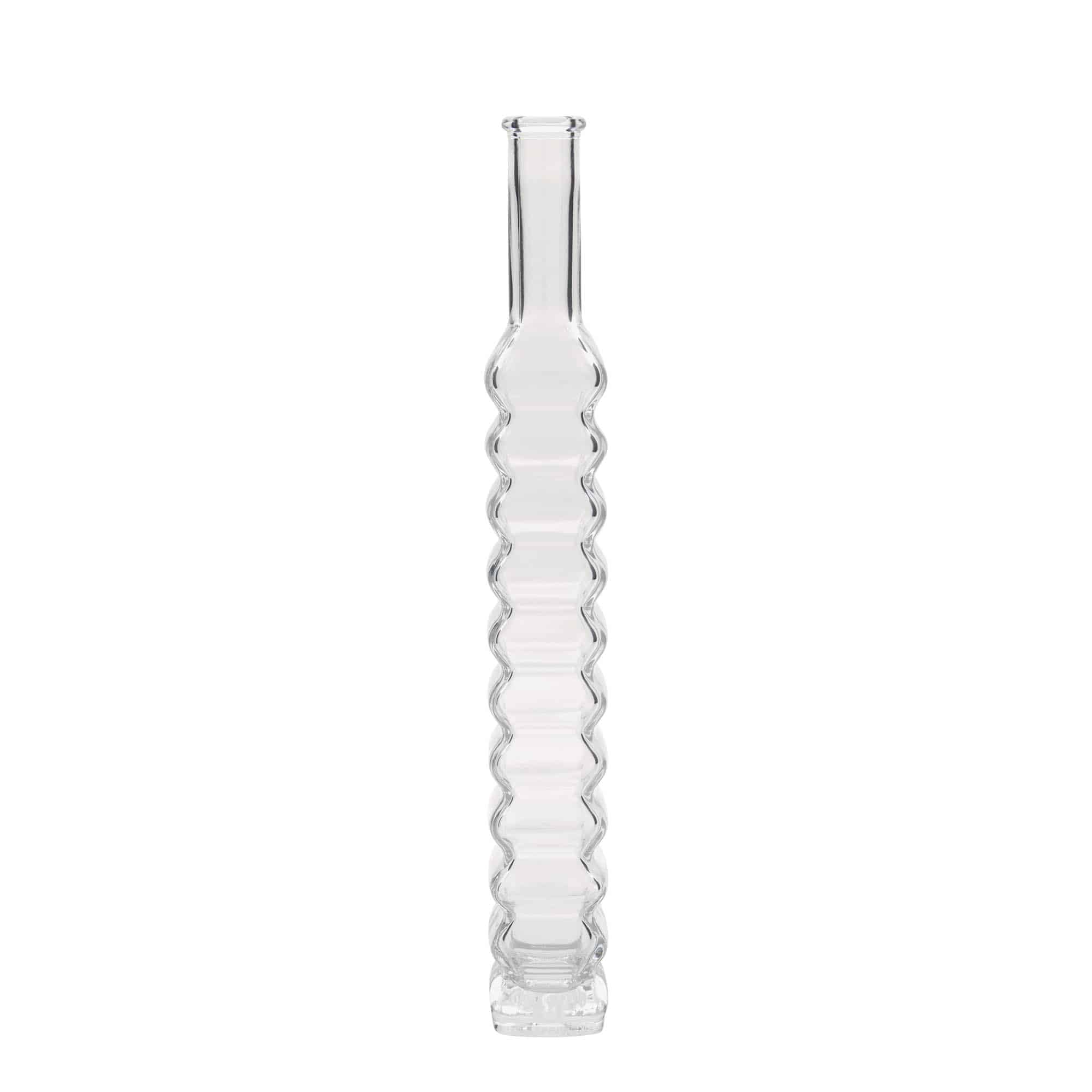 200 ml Glasflasche 'Roma, quadratisch, Mündung: Kork