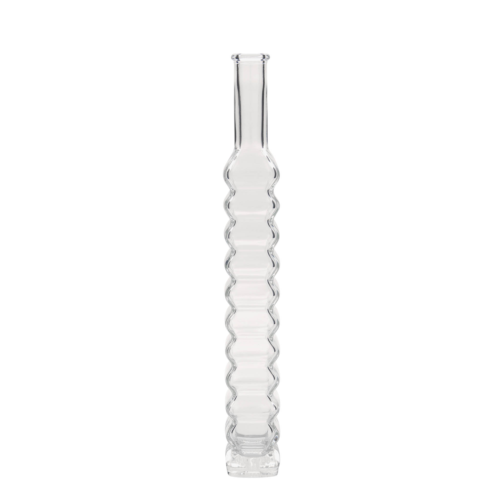 200 ml Glasflasche «Roma», quadratisch, Mündung: Kork