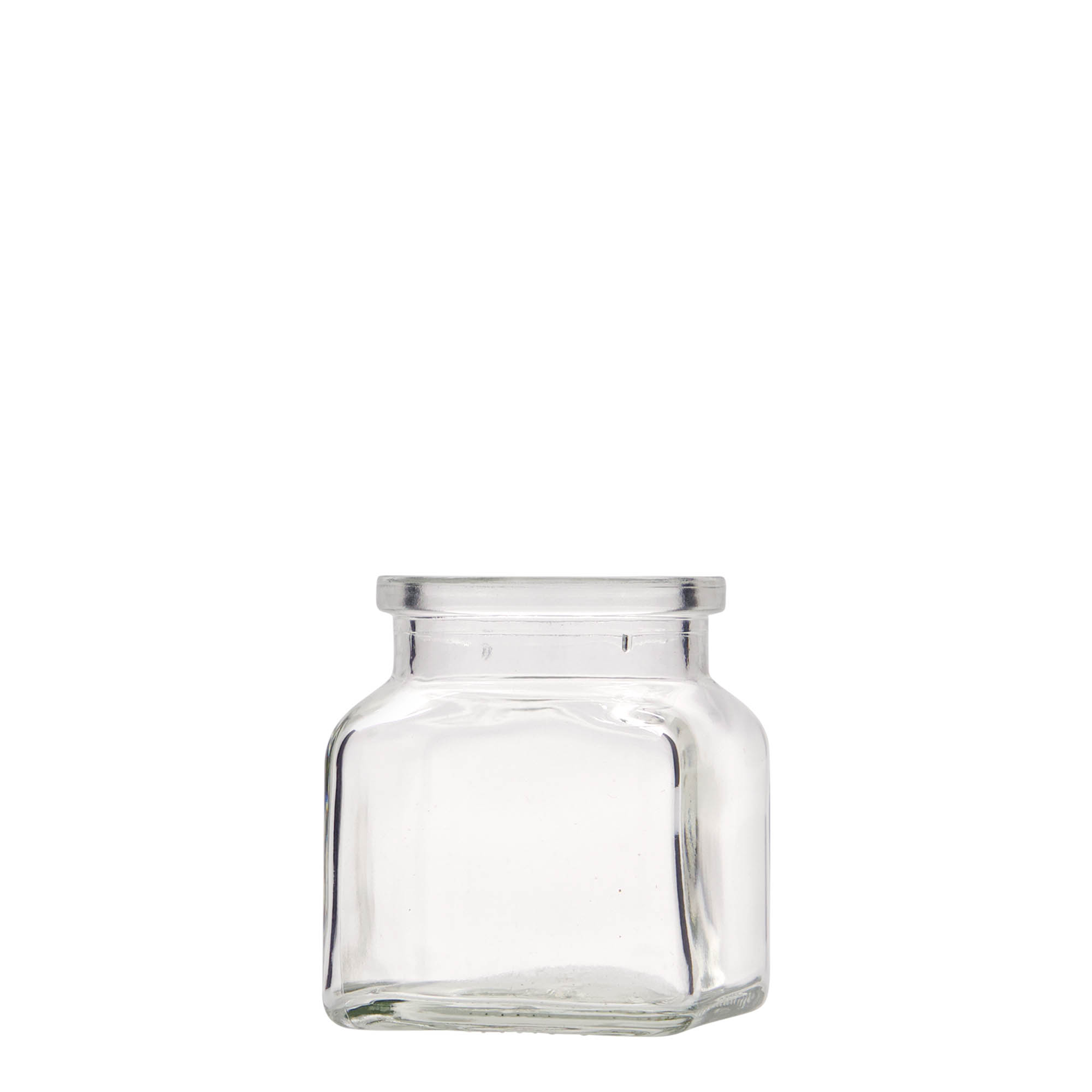 120 ml Korkenglas, quadratisch, Mündung: Kork 120 ml Korkenglas, quadratisch, Mündung: Kork