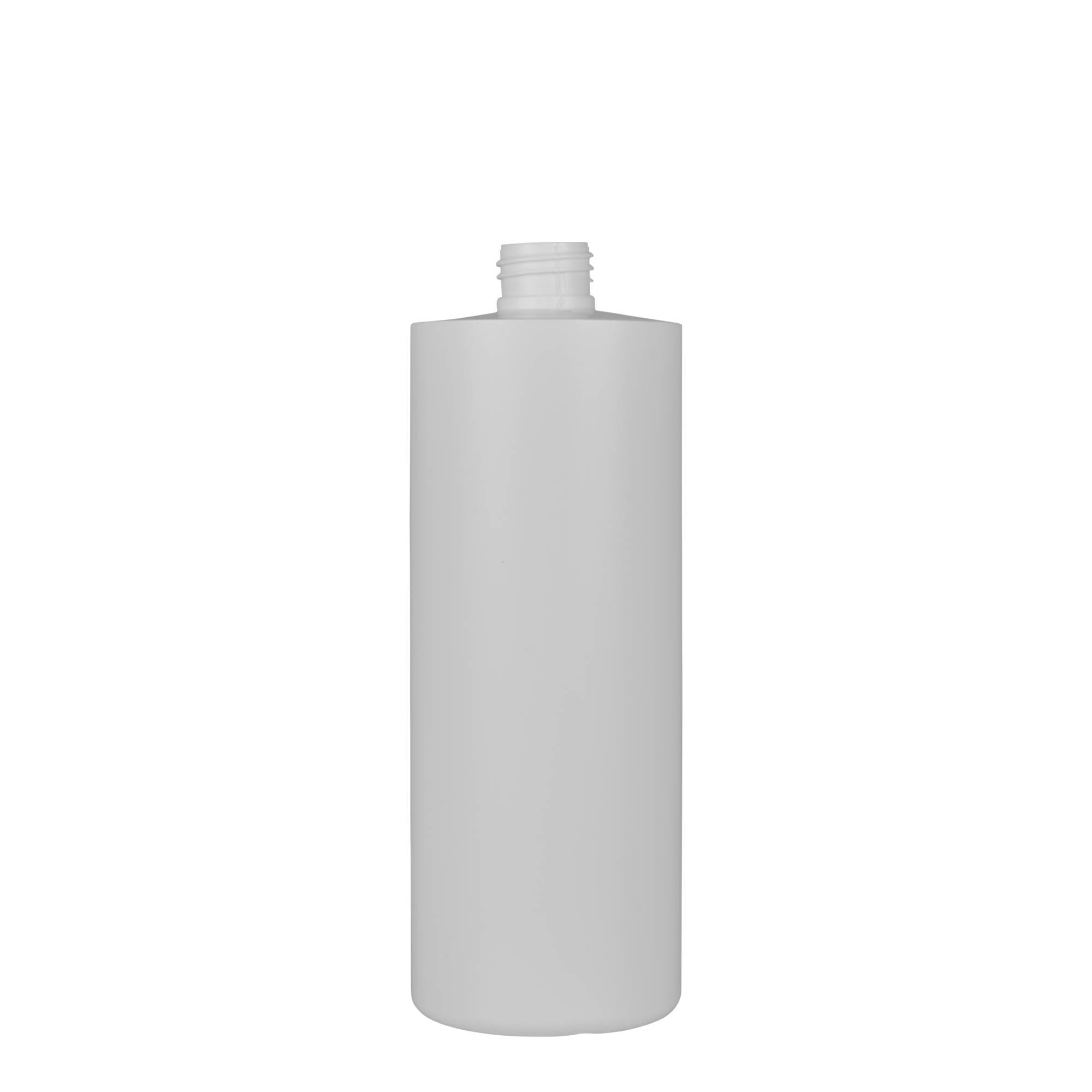 500 ml Kunststoffflasche «Pipe», Braskem®, weiss, Mündung:  24/410