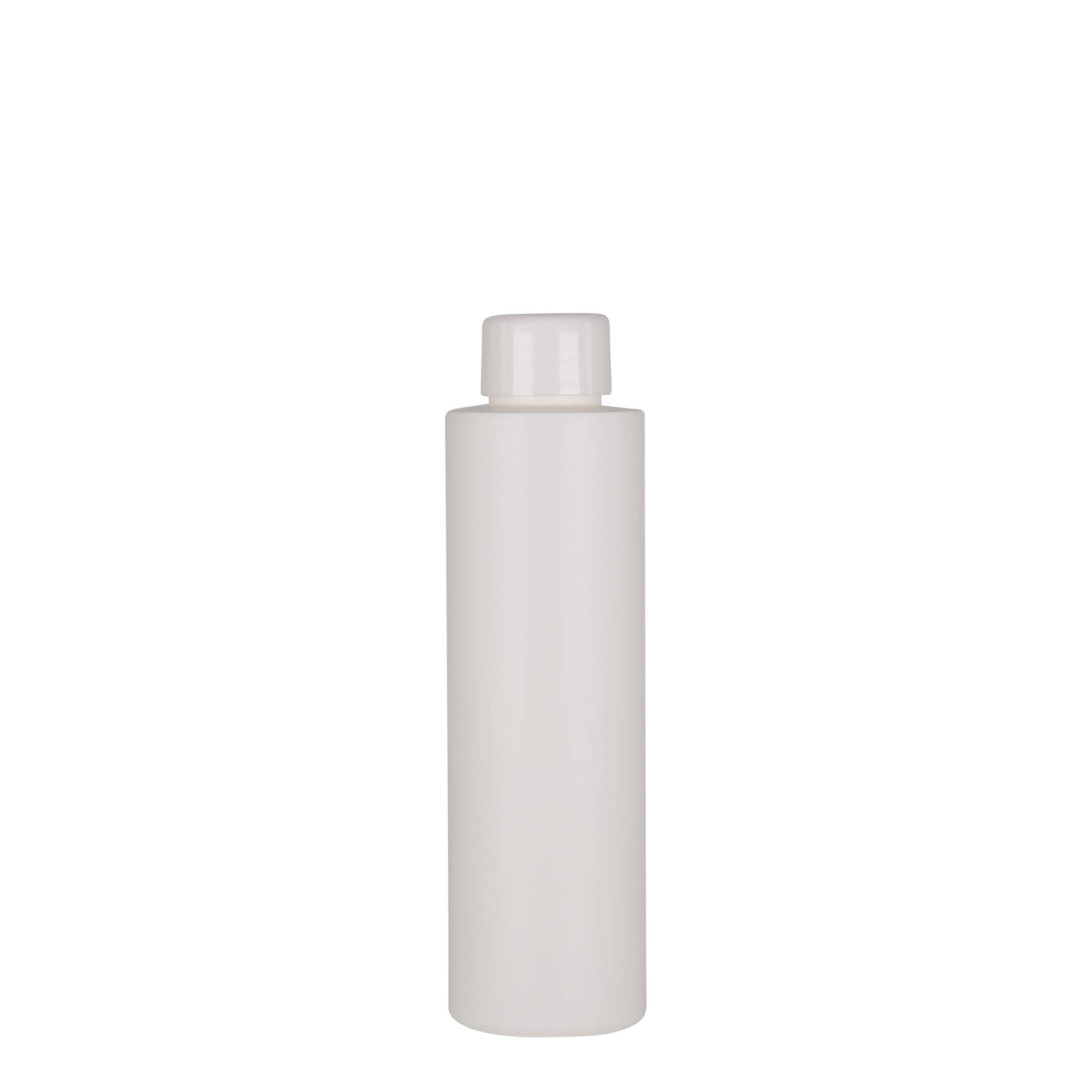 150 ml Kunststoffflasche 'Pipe', HDPE, weiß, Mündung: 24/410
