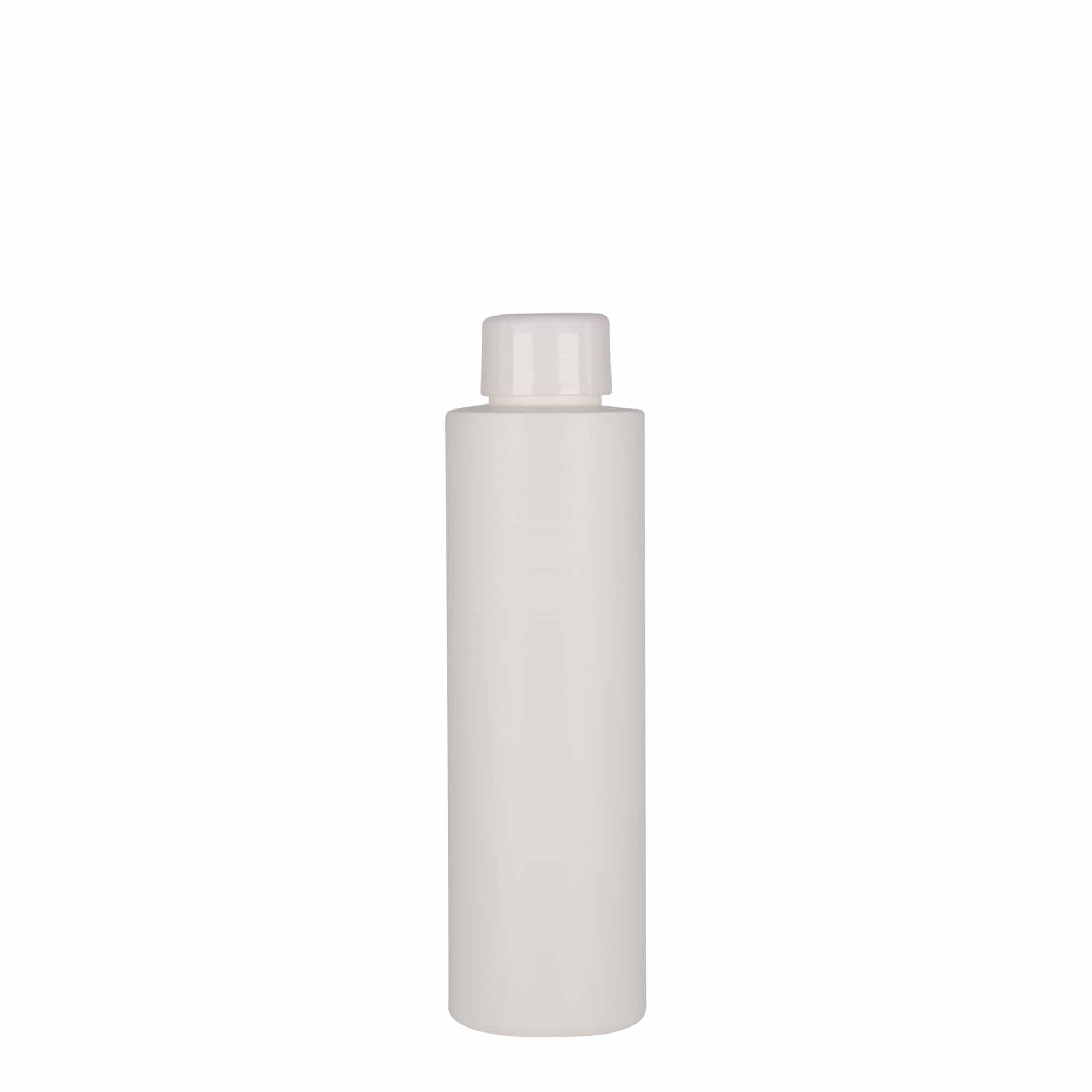 150 ml Kunststoffflasche «Pipe», HDPE, weiss, Mündung:  24/410